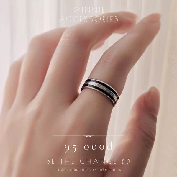  Nhẫn titan Be the Change BD 