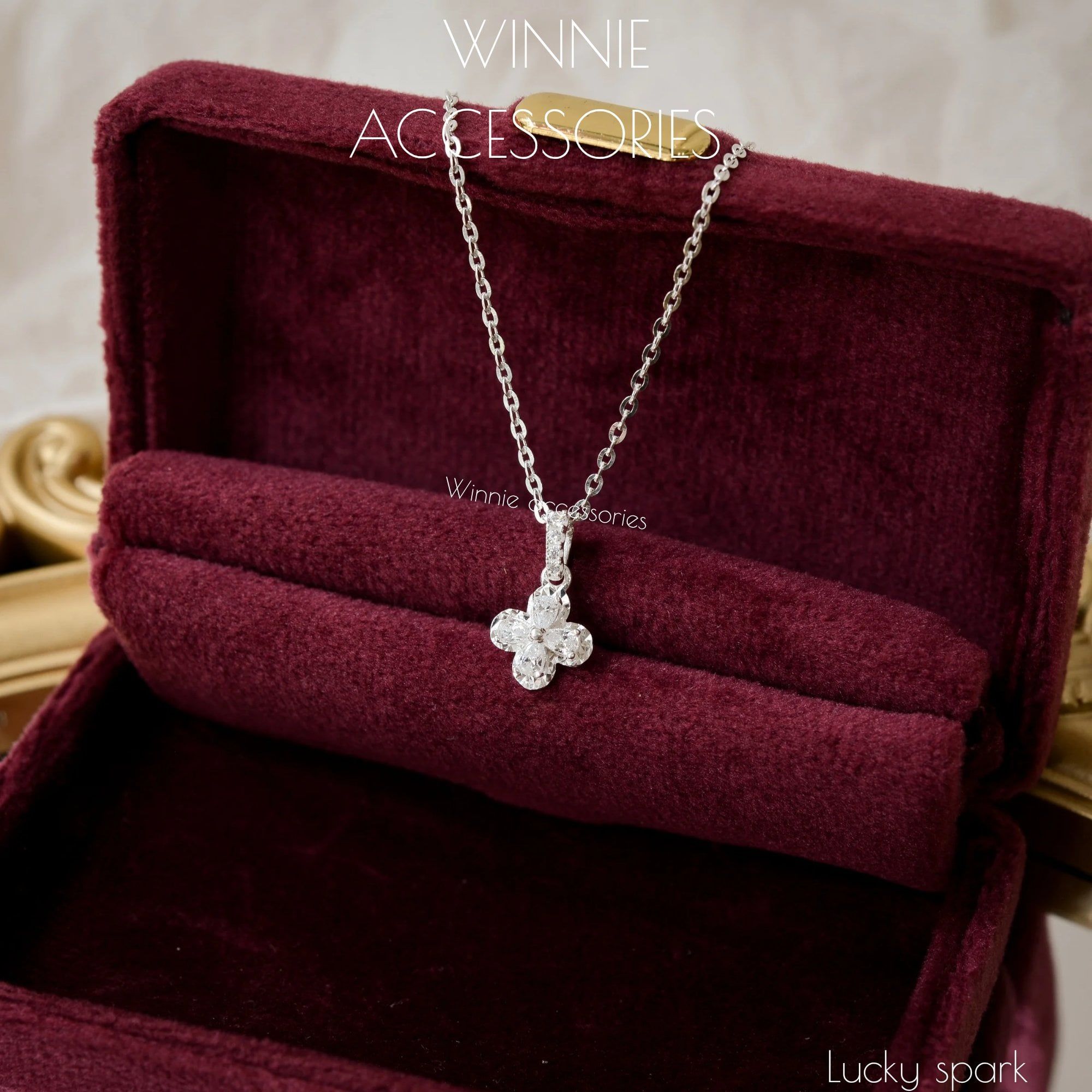  Charm Dây chuyền Bạc S925 Lucky Spark (Không kèm dây) 