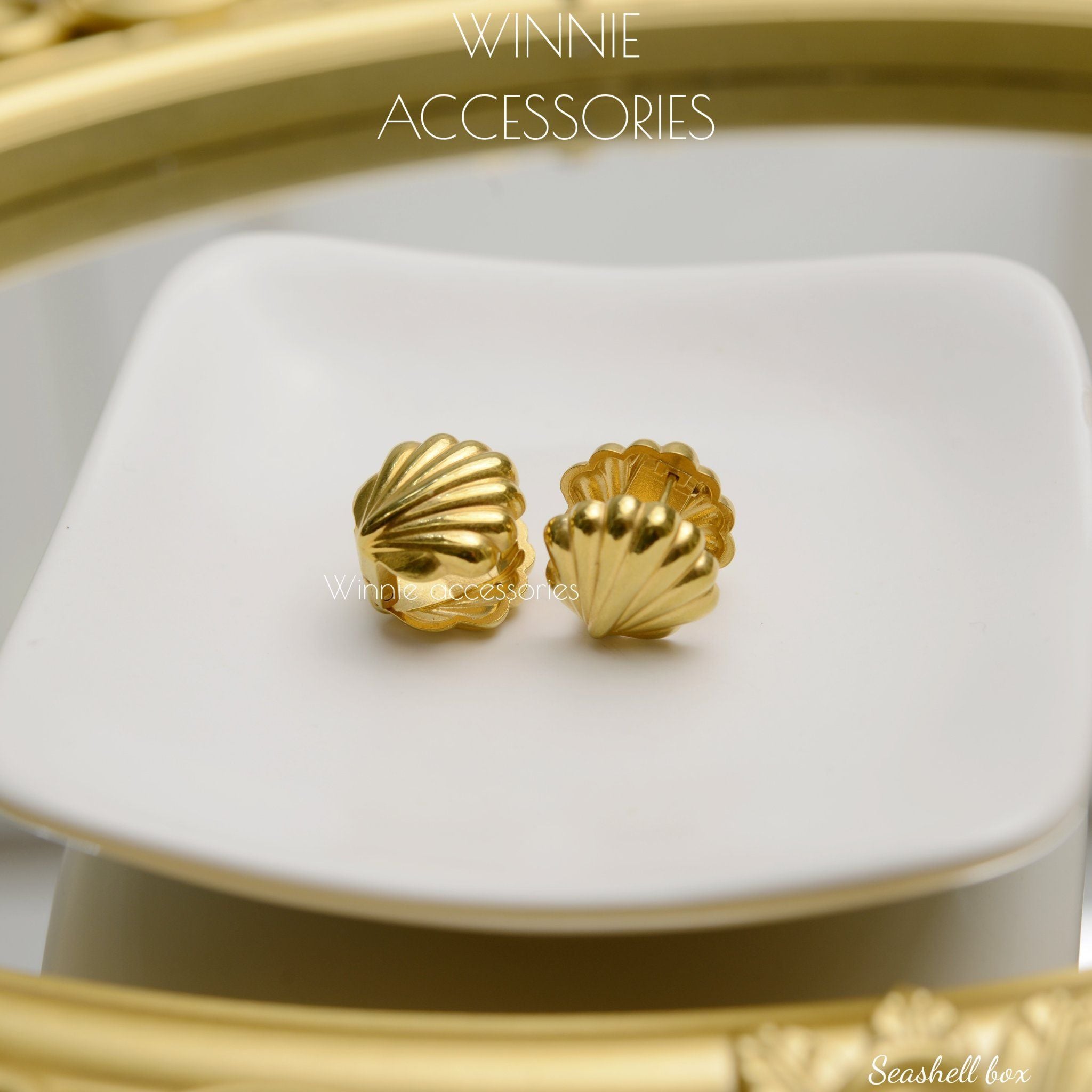  Hoa tai Titan Seashell Box 