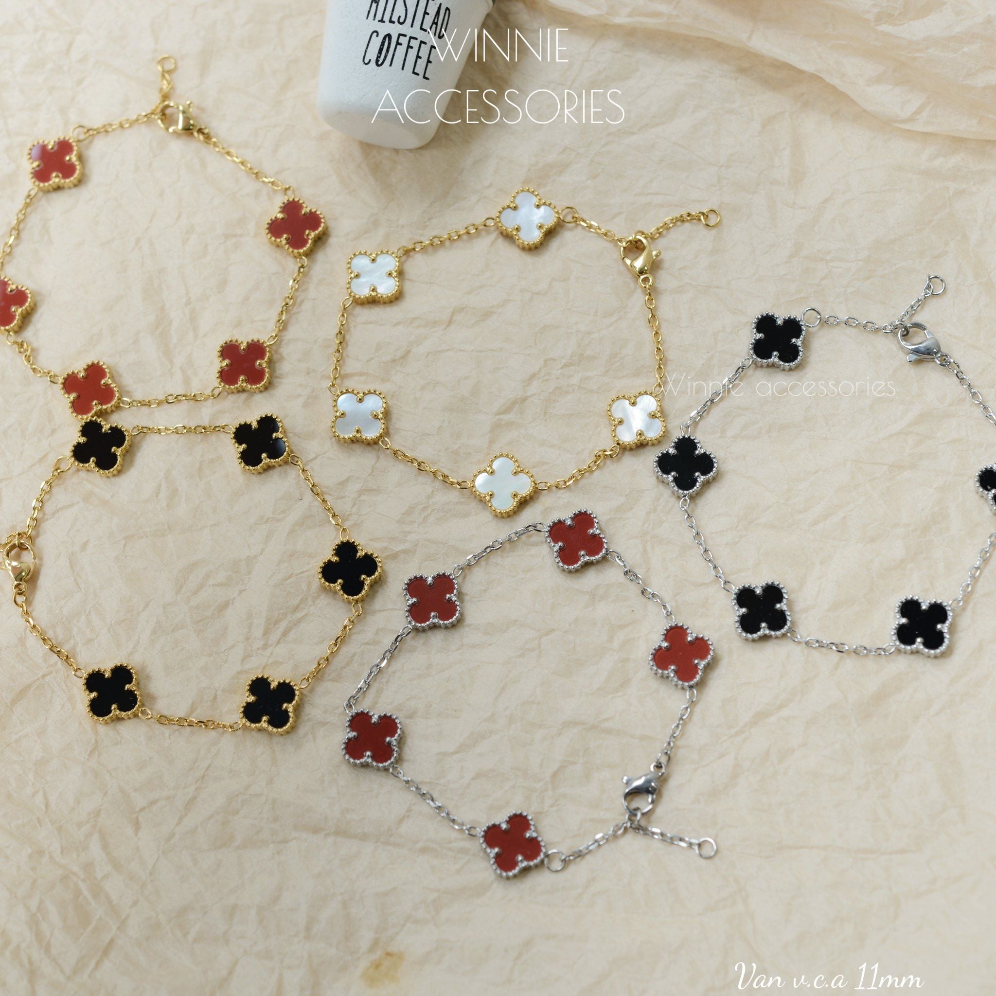  Lắc tay titan Van VCA 11mm 