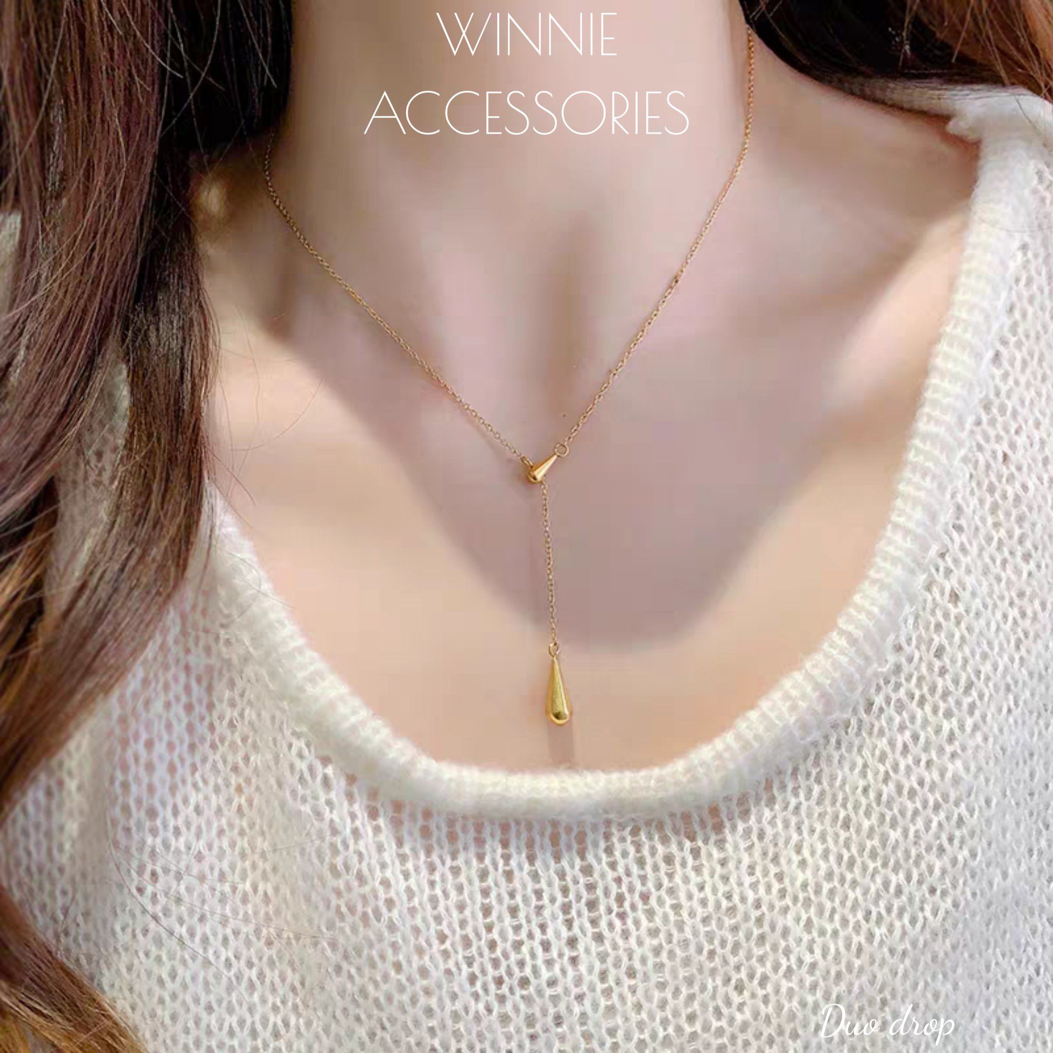  Dây chuyền Titan Duo drop 