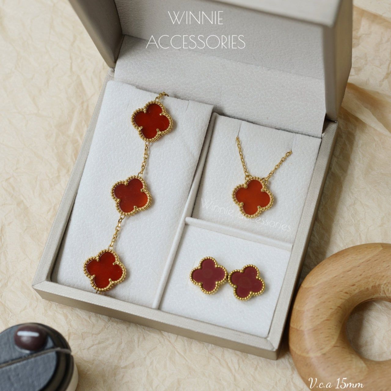  Lắc tay Titan VCA 15mm 