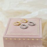  Hoa tai Titan Vòng đá 8mm 