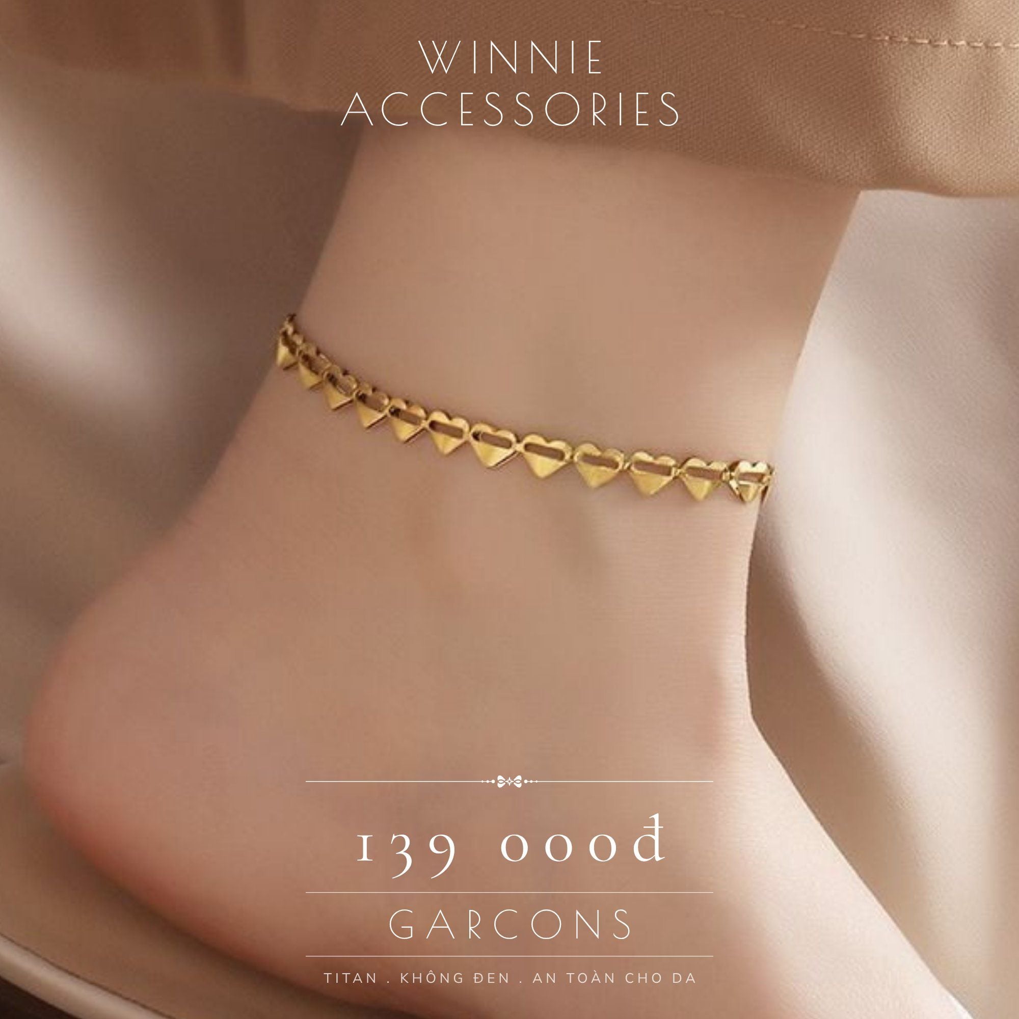  Lắc chân titan Garcons 