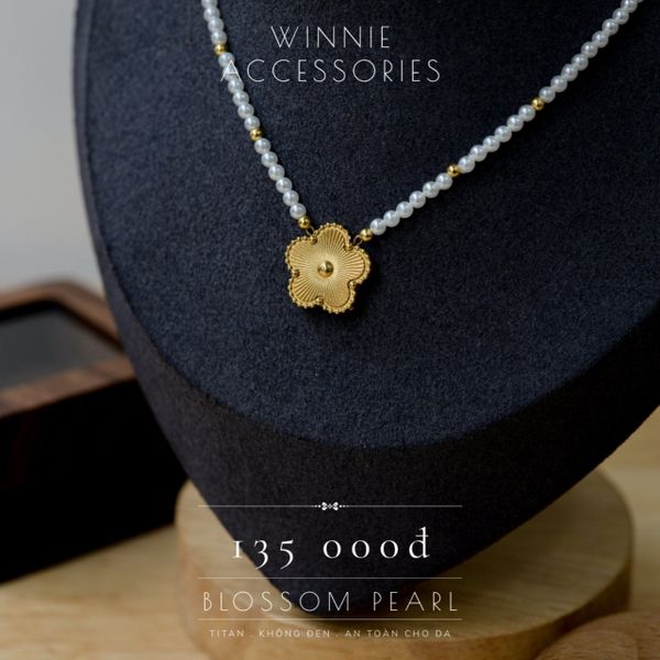  Dây chuyền Titan Blossom Pearl 