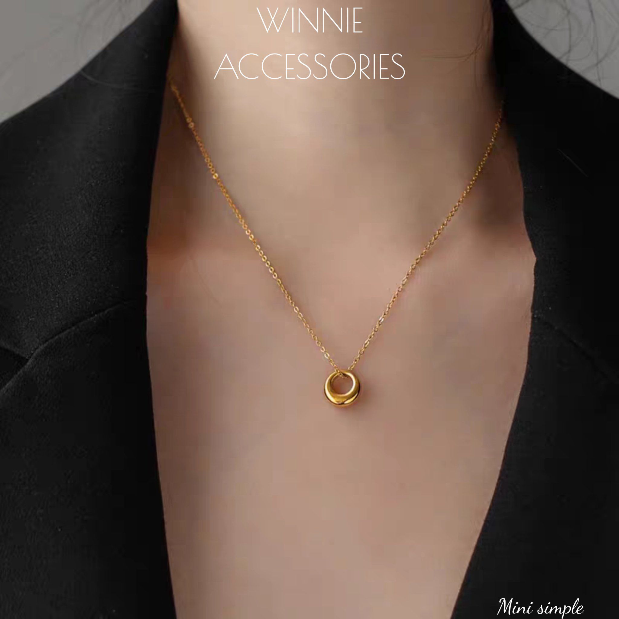  Dây chuyền Titan Mini Simple 