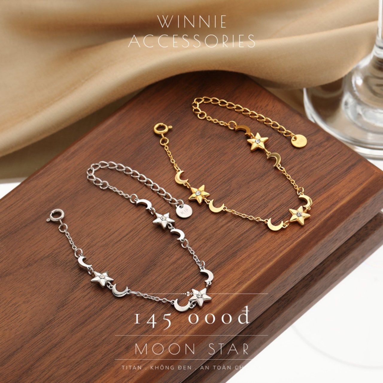  Lắc tay Titan Moon Star VG 
