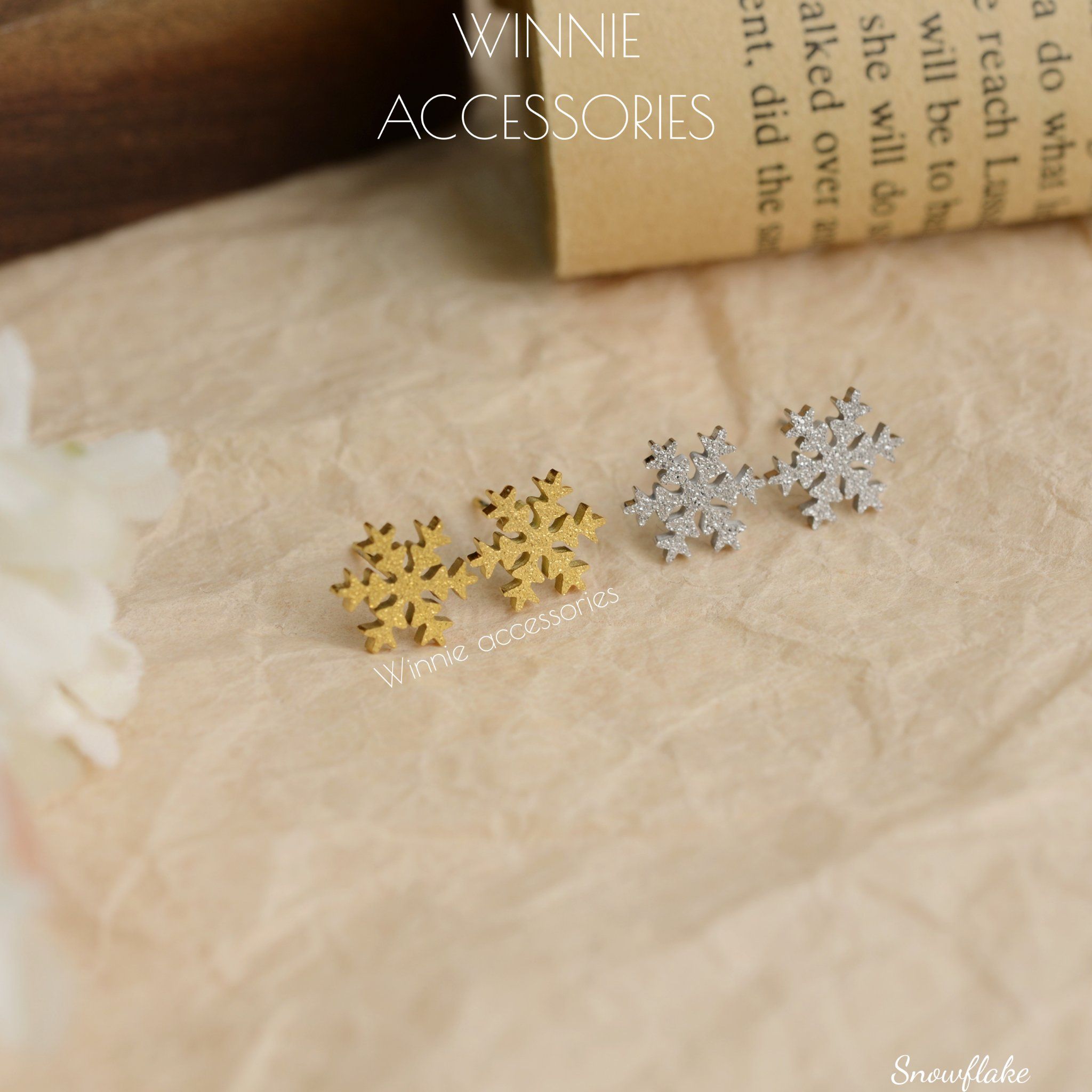  Hoa tai Titan Snowflake 