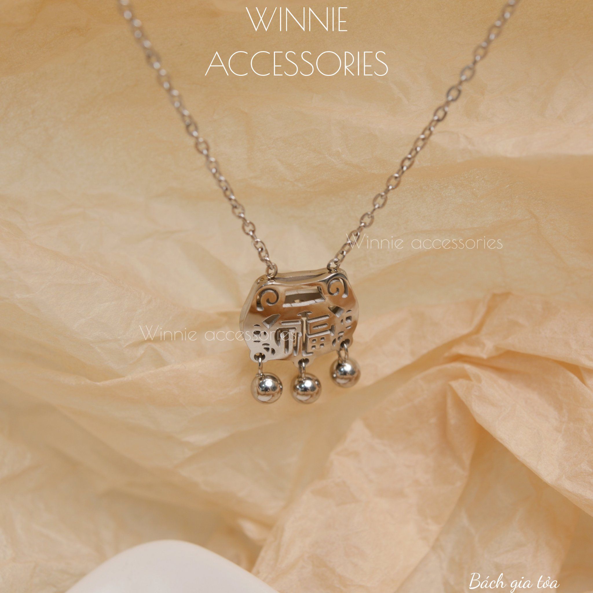  Dây chuyền Titan Bách gia tỏa 