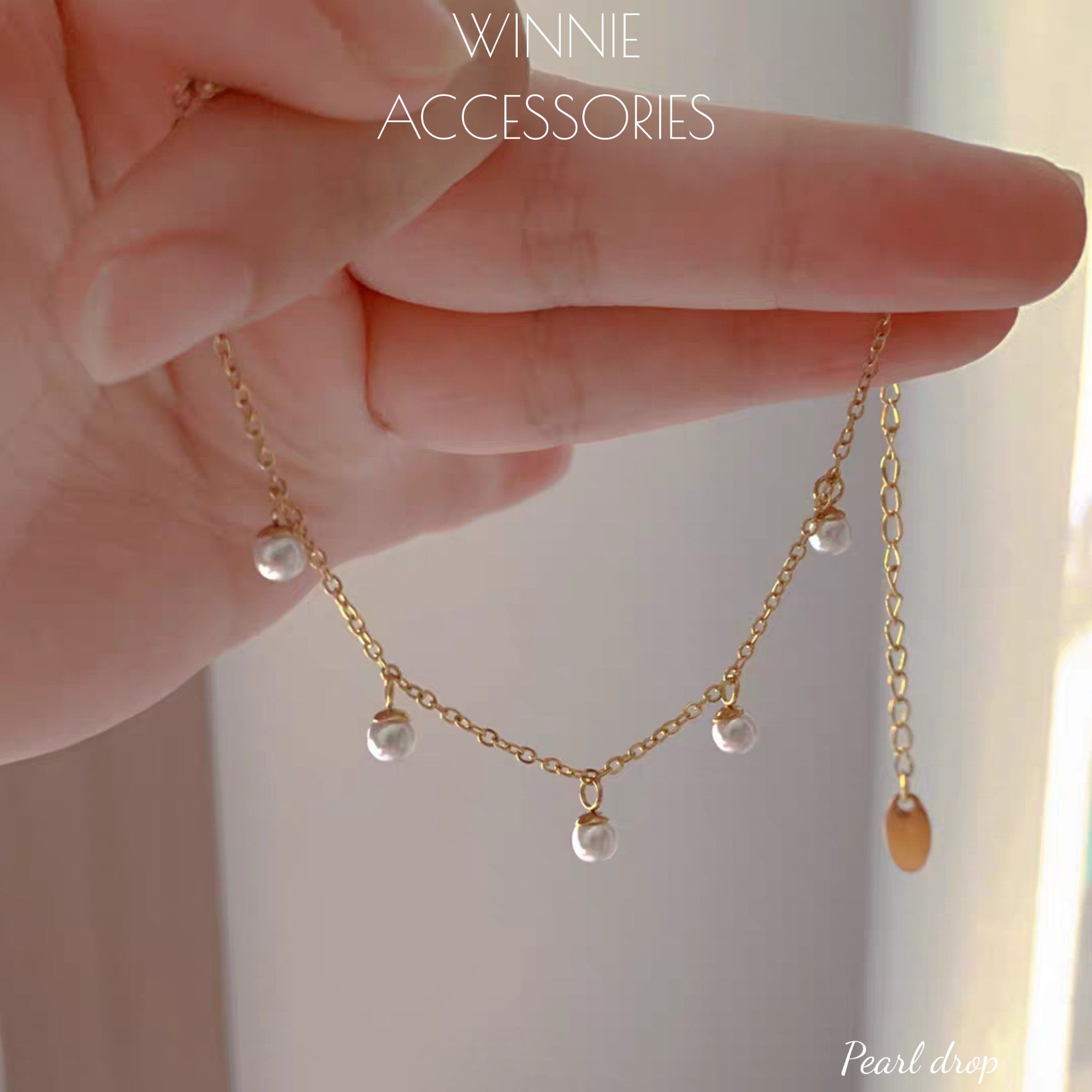  Lắc tay Titan Pearl Drop 