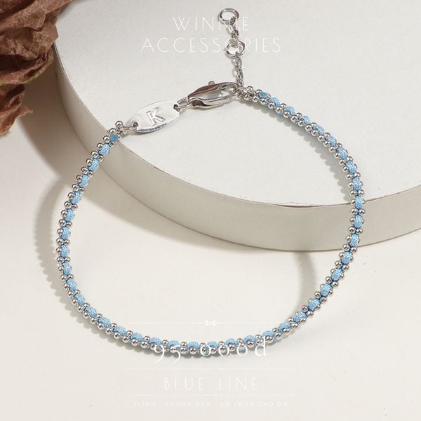  Lắc tay Titan Blue line 