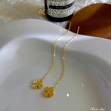  Hoa tai Titan Clover dây 