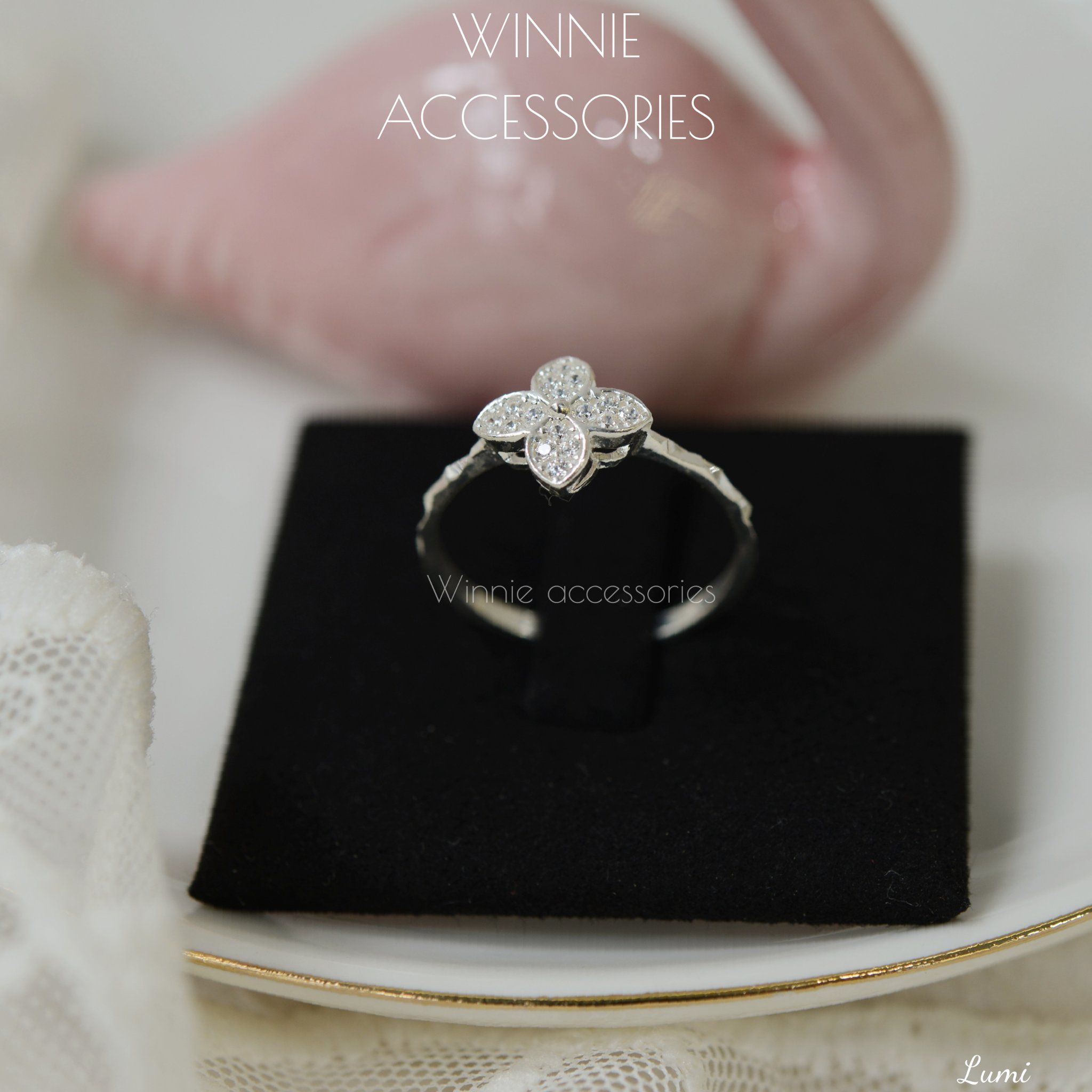  Nhẫn Bạc S925 Lumi Rhombus 