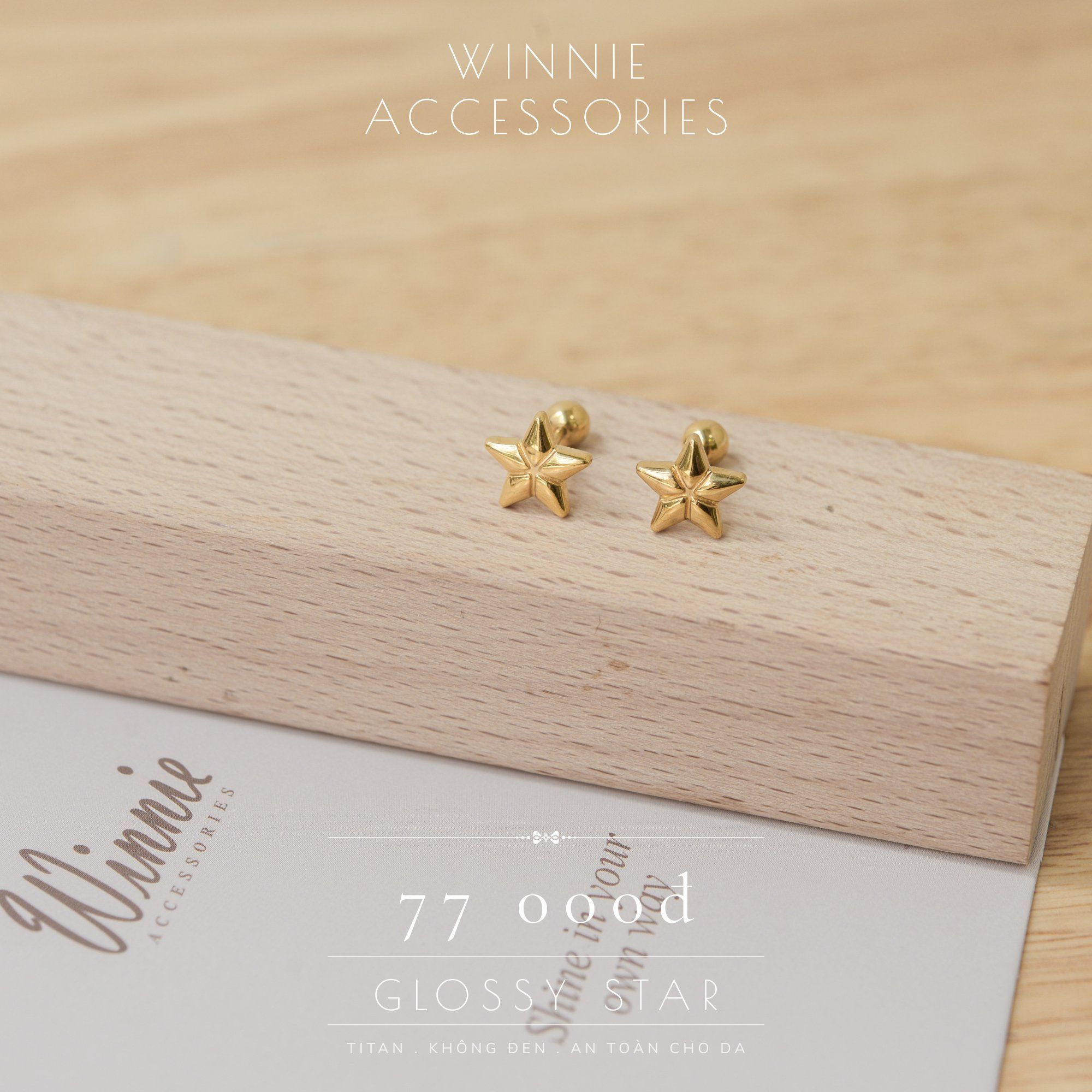  Hoa tai Titan Bi Glossy star 