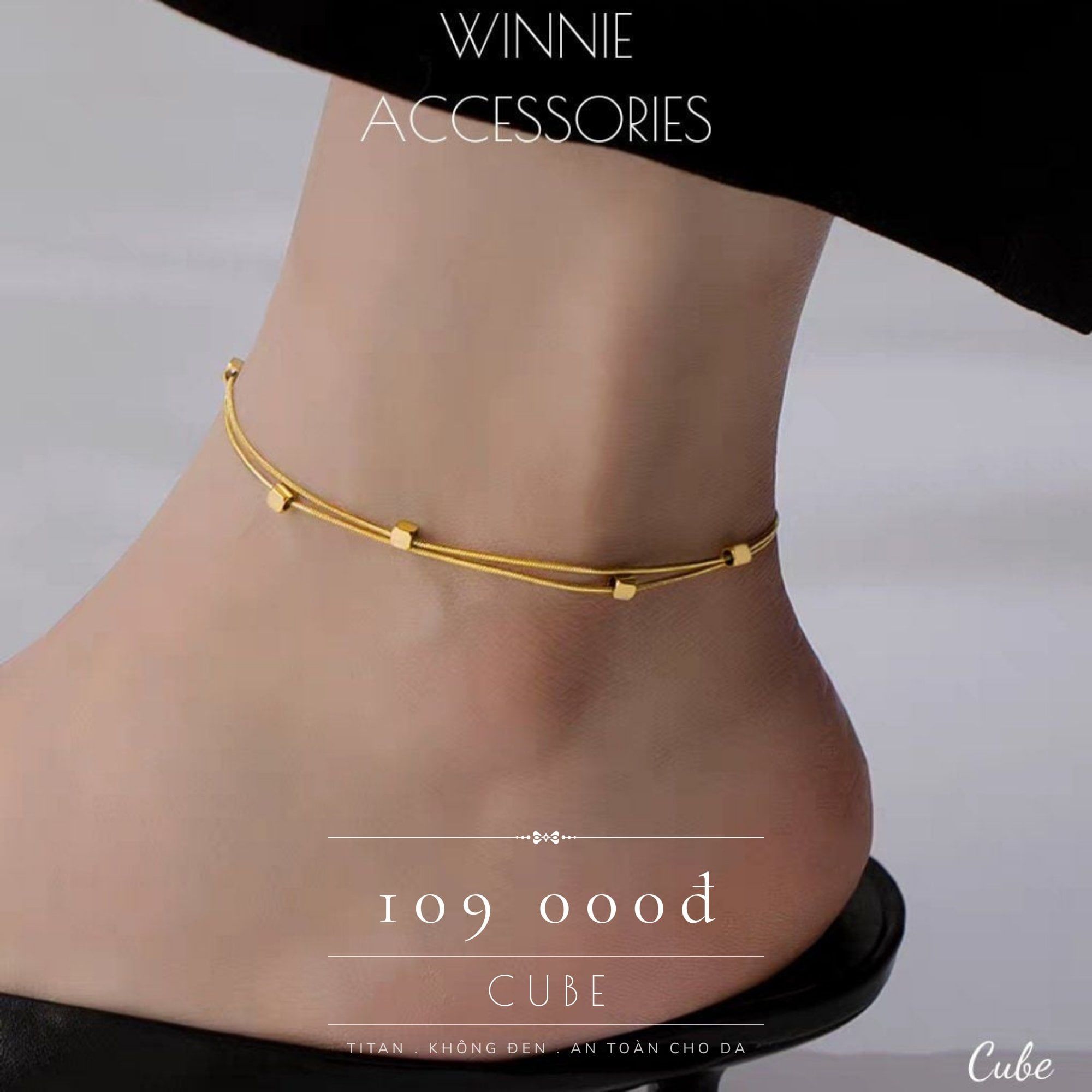  Lắc chân titan Cube VG 