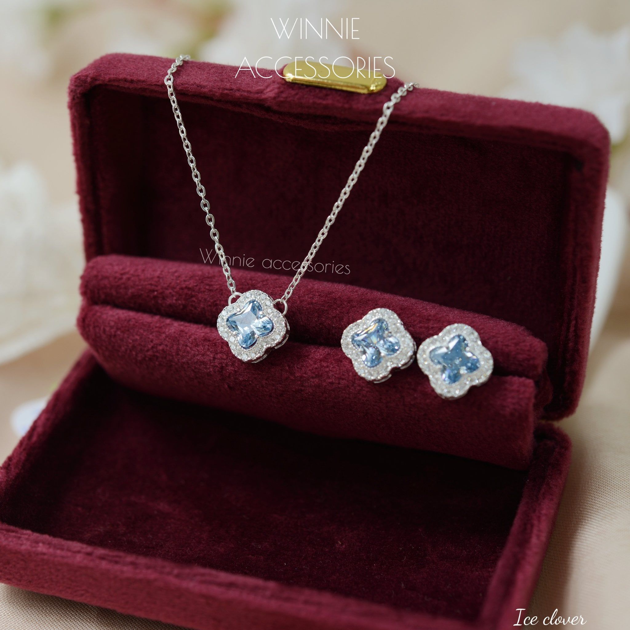  Dây chuyền Bạc S925 Ice Clover 