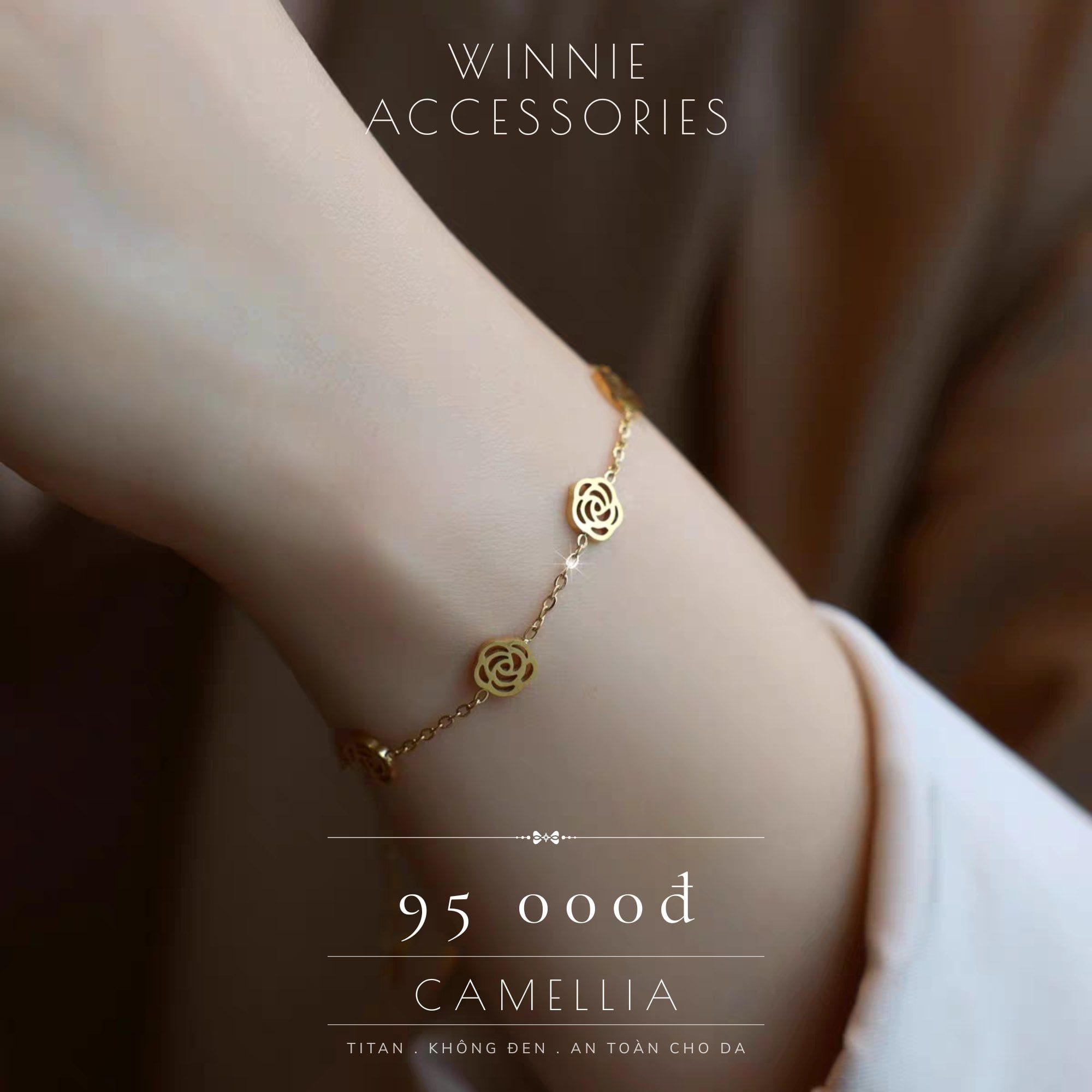  Lắc tay Titan Camellia 