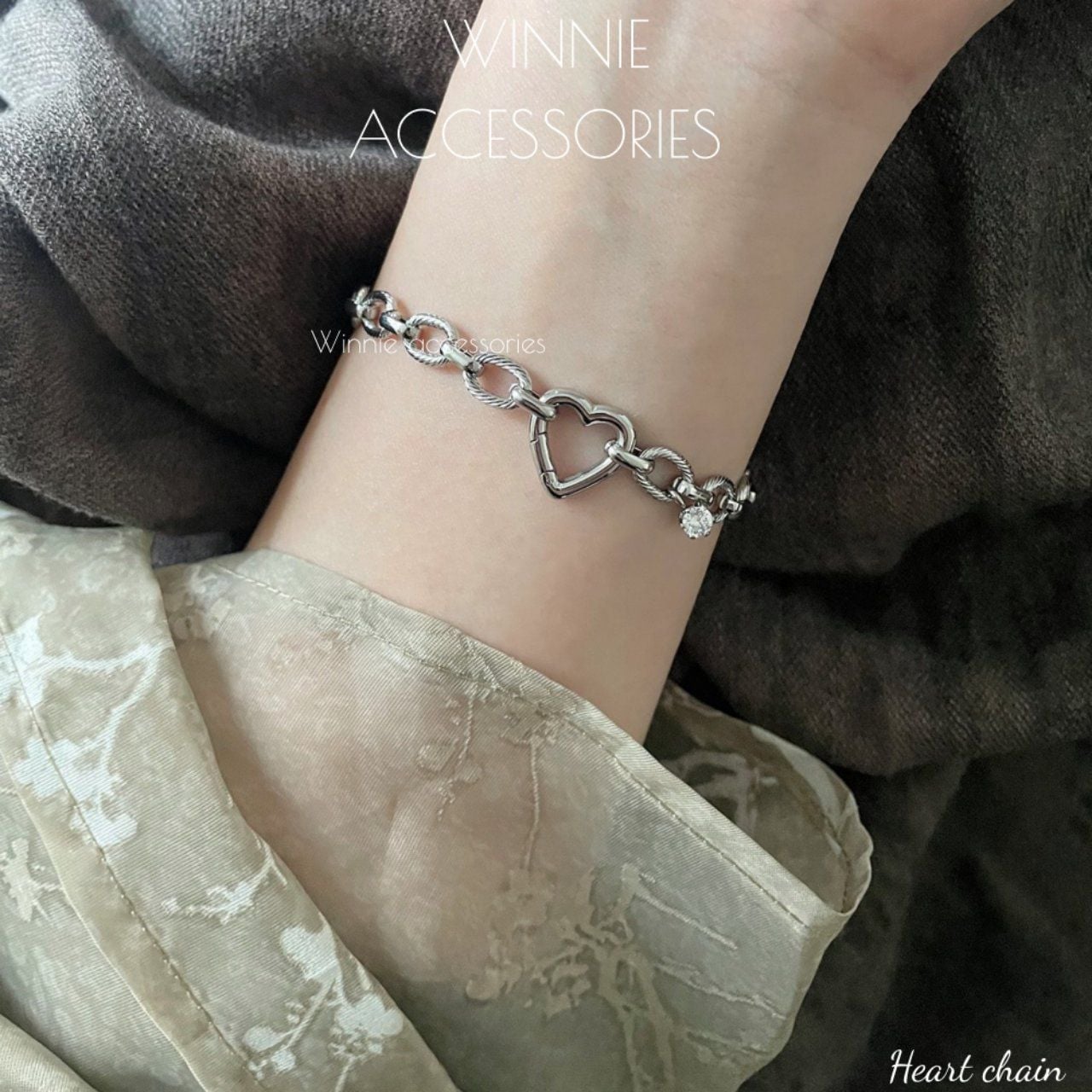  Lắc tay Titan Heart Chain 