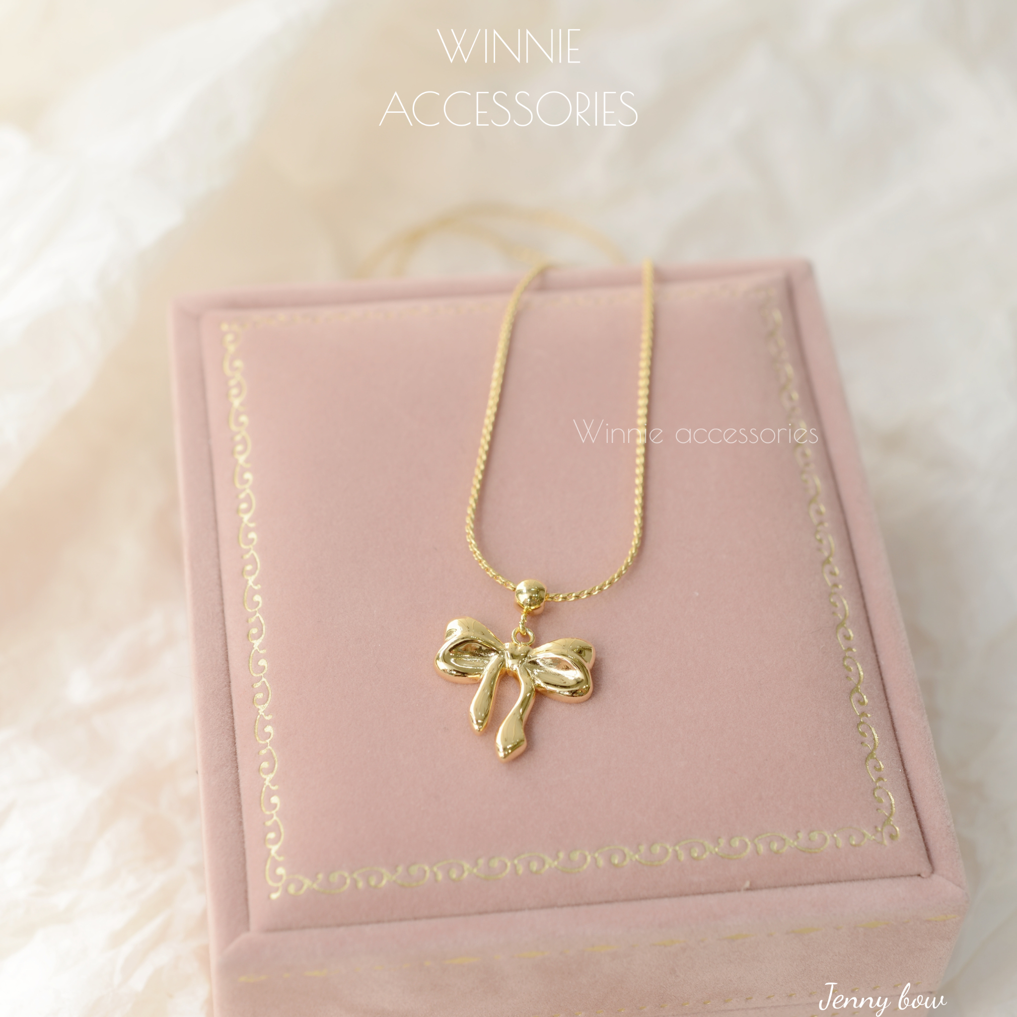  Dây chuyền Titan Jenny Bow 