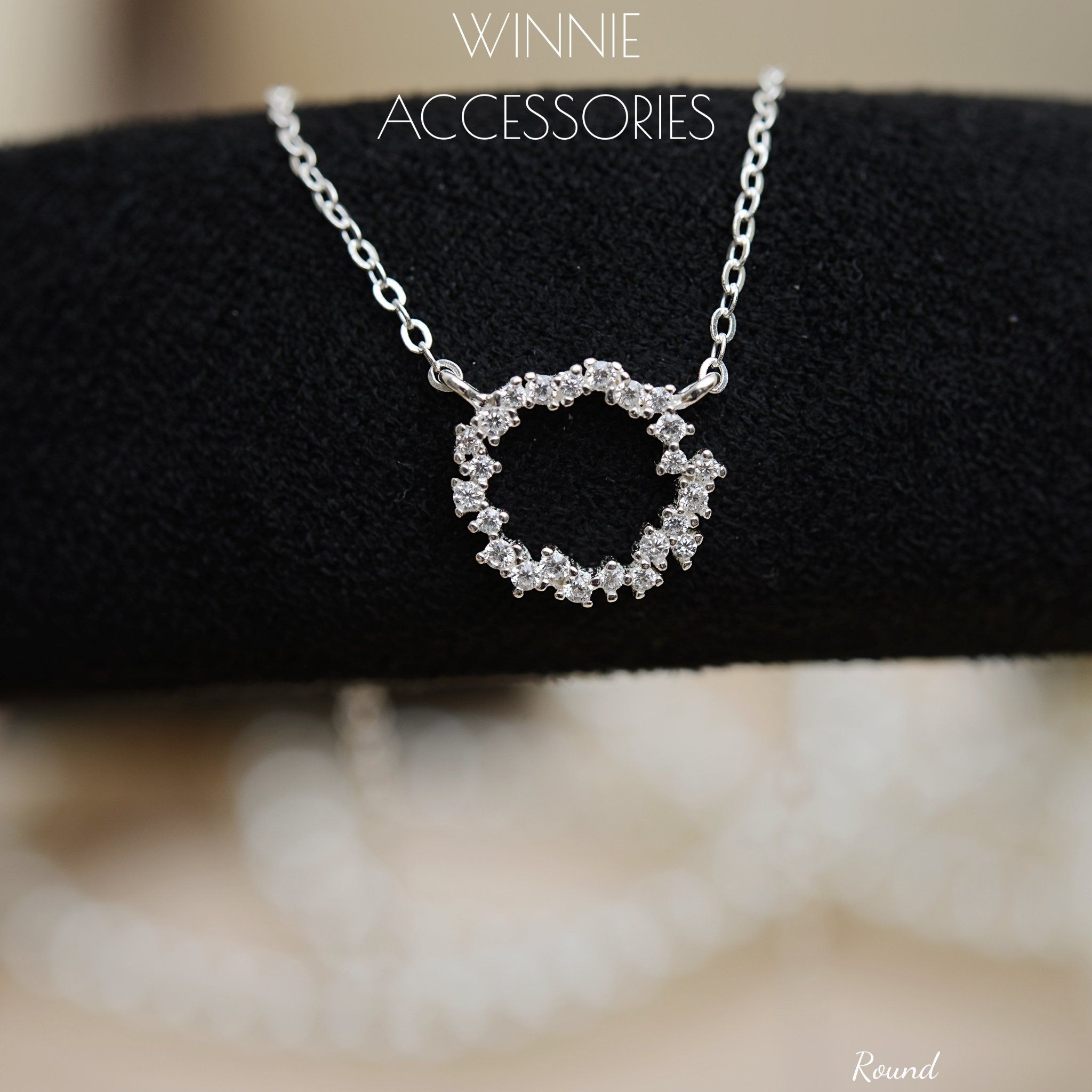  Dây chuyền Bạc S925 Round 