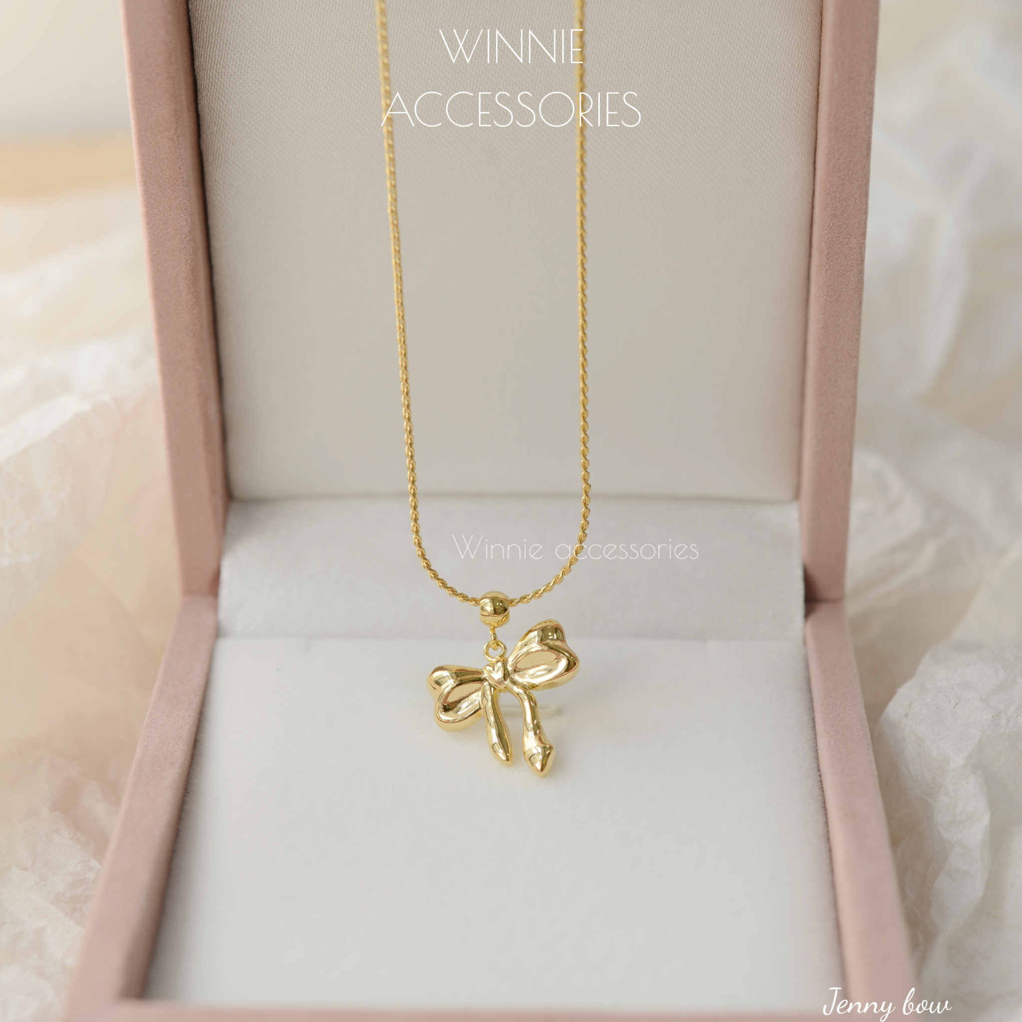 Dây chuyền Titan Jenny Bow 