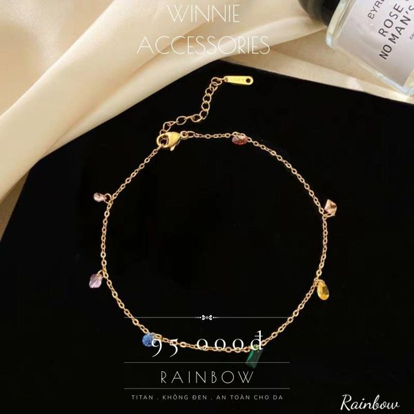  Lắc chân titan Rainbow 