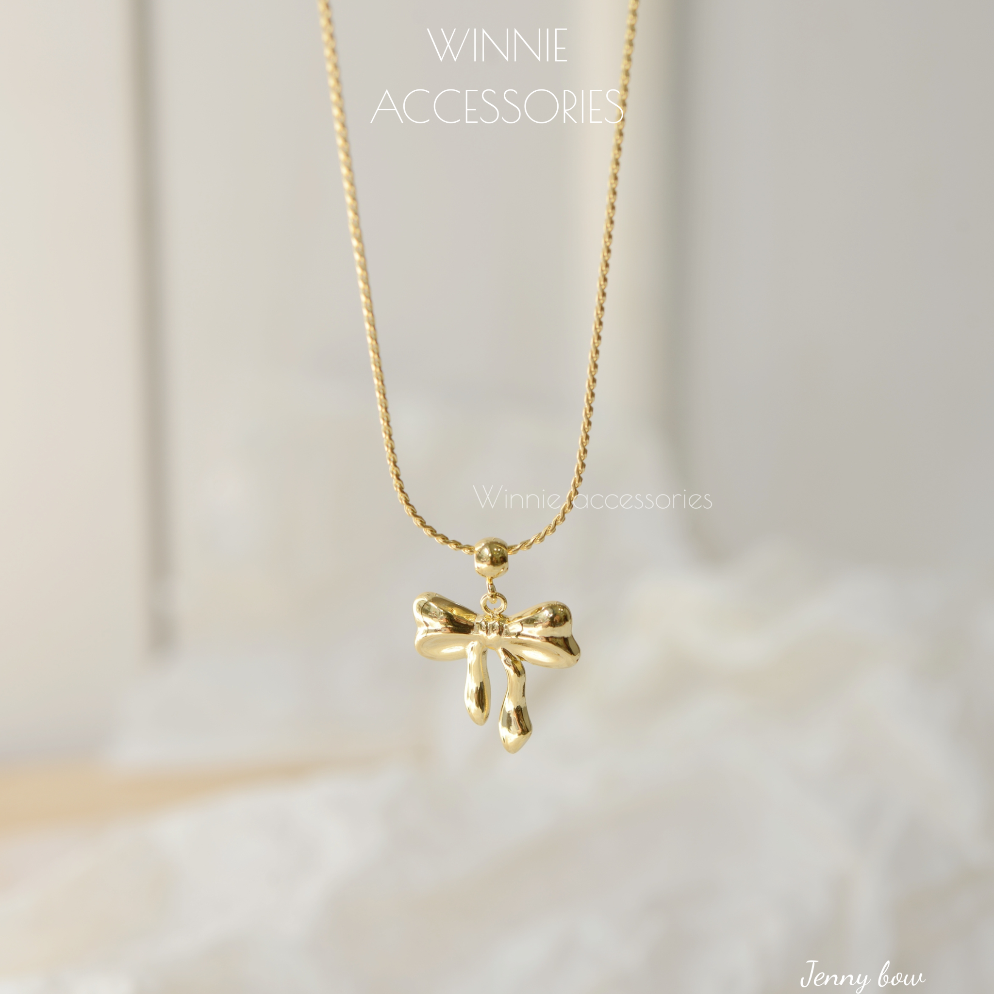  Dây chuyền Titan Jenny Bow 