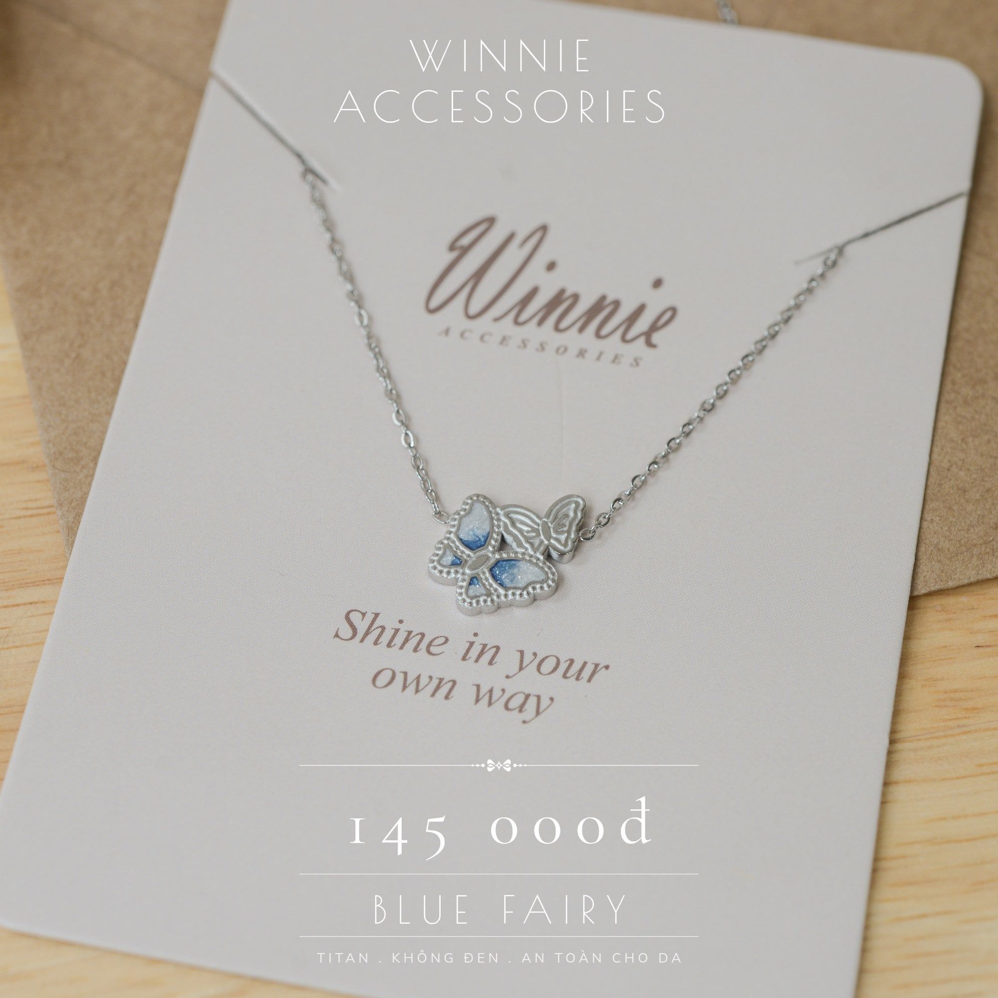  Dây chuyền Titan Blue Fairy 