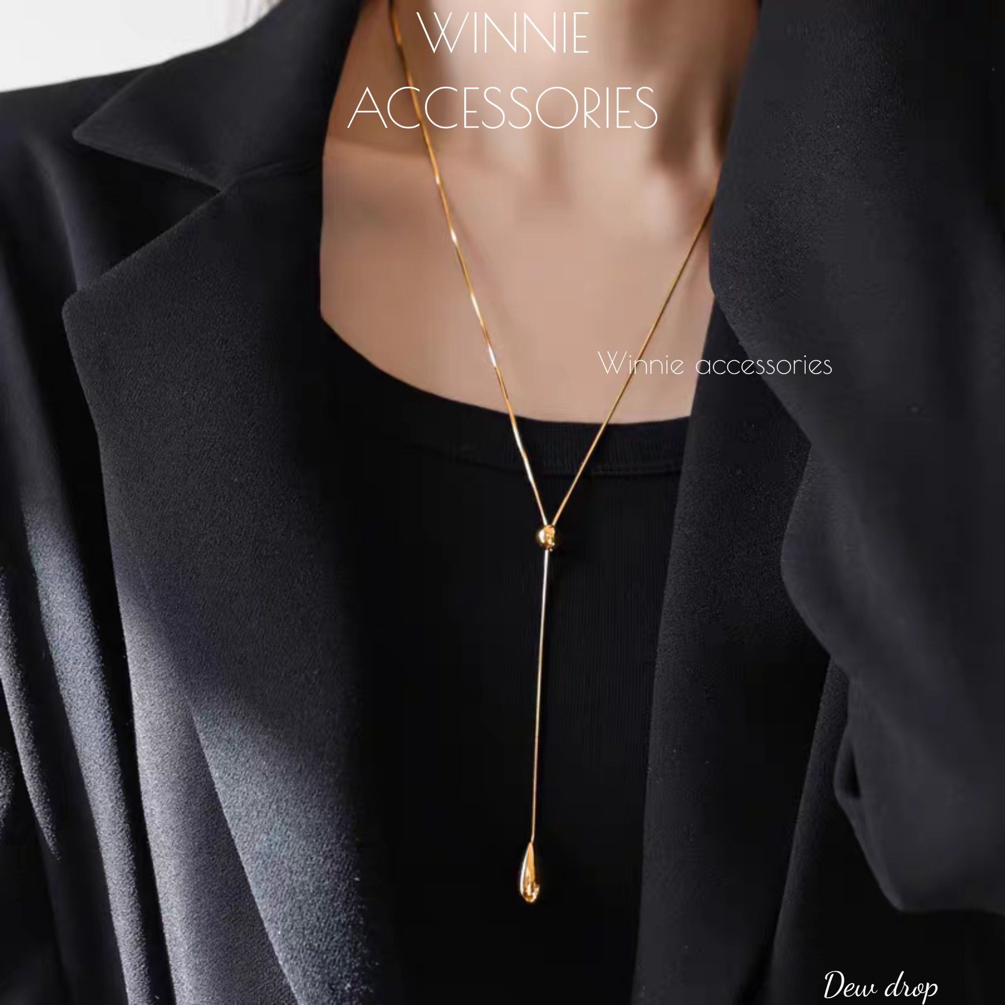  Dây chuyền Titan Dew Drop 