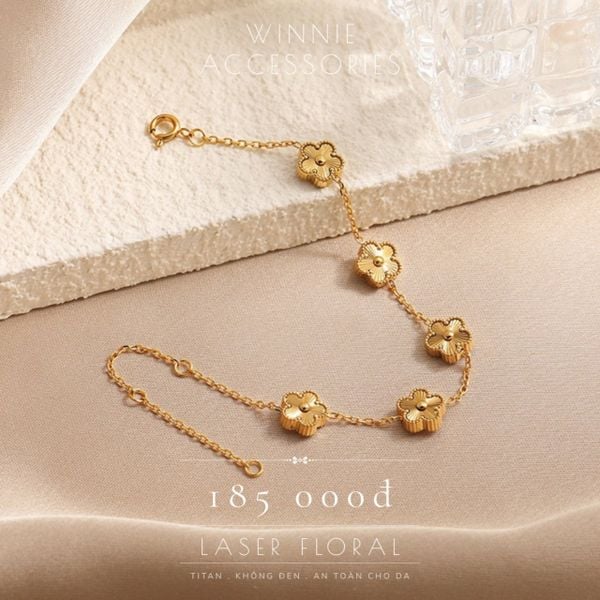  Lắc tay Titan Laser Floral VG 