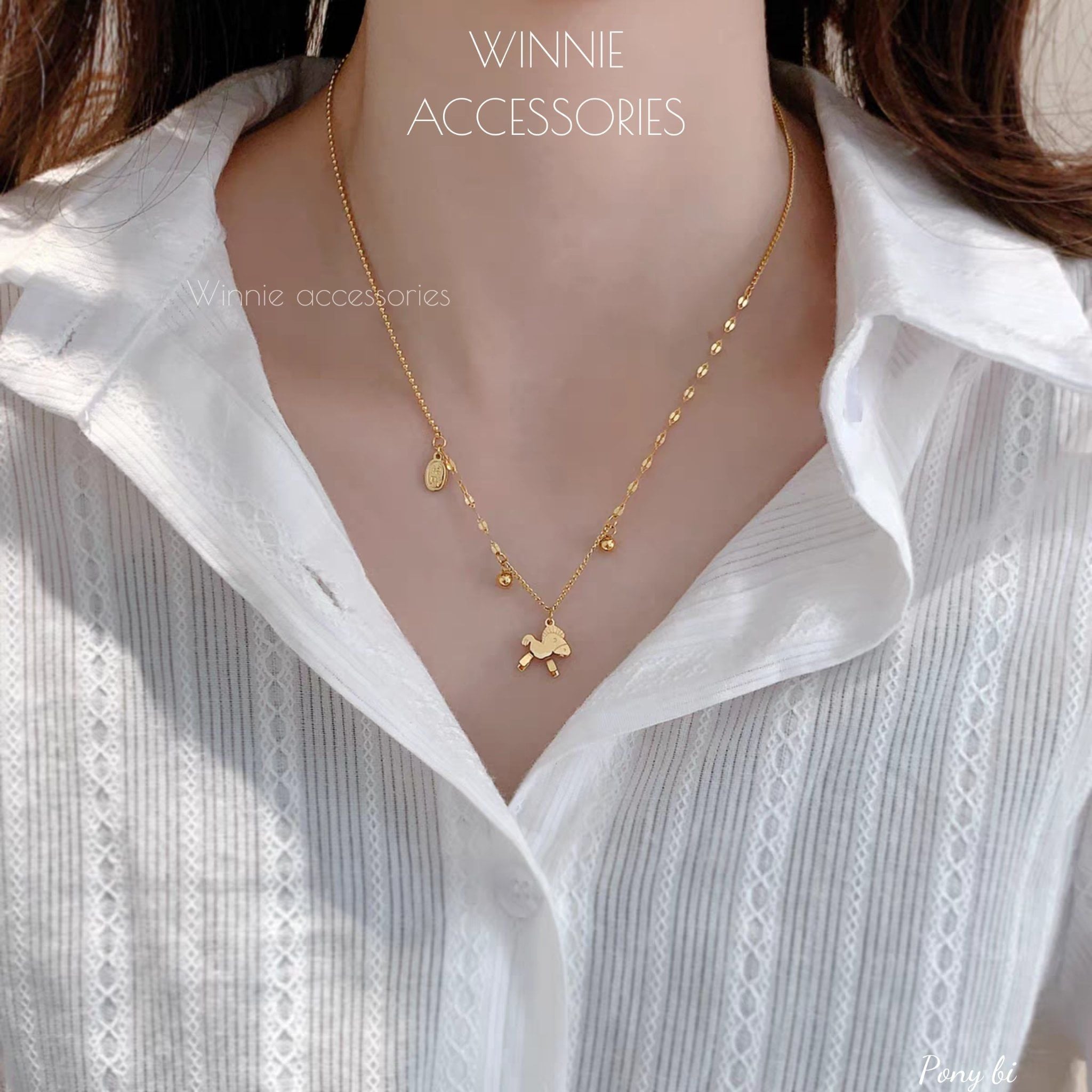  Dây chuyền Titan Pony Bi 