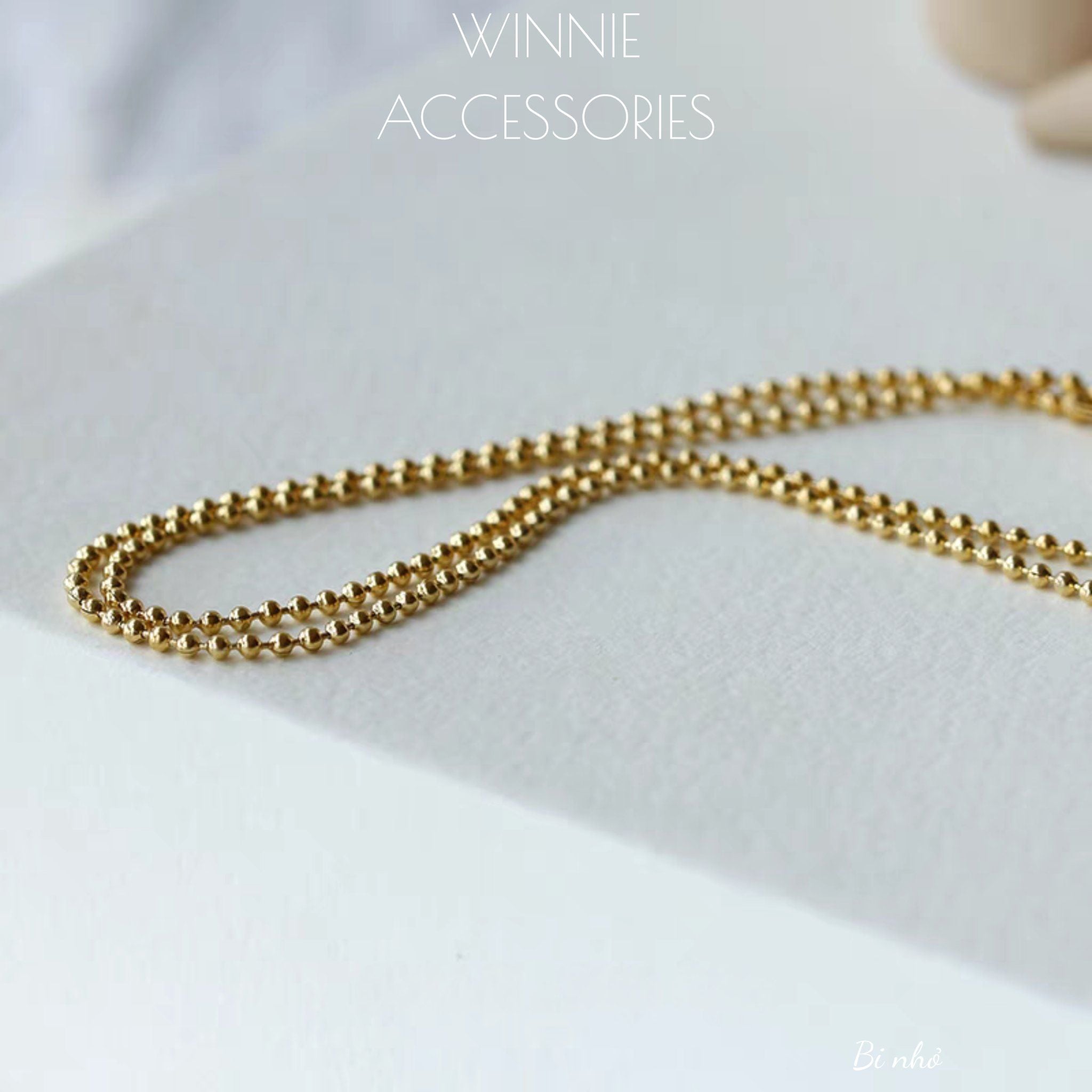  Dây chuyền Titan Bi Nhỏ 