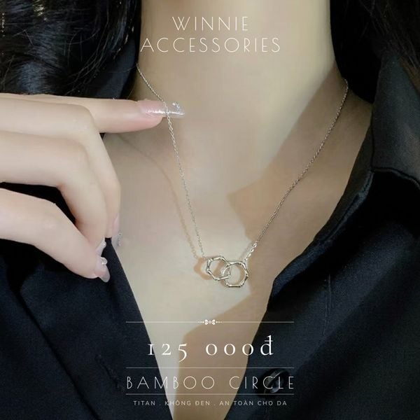  Dây chuyền Titan Bamboo Circle B 