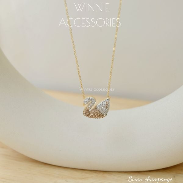  Dây chuyền Titan Swan Champange 