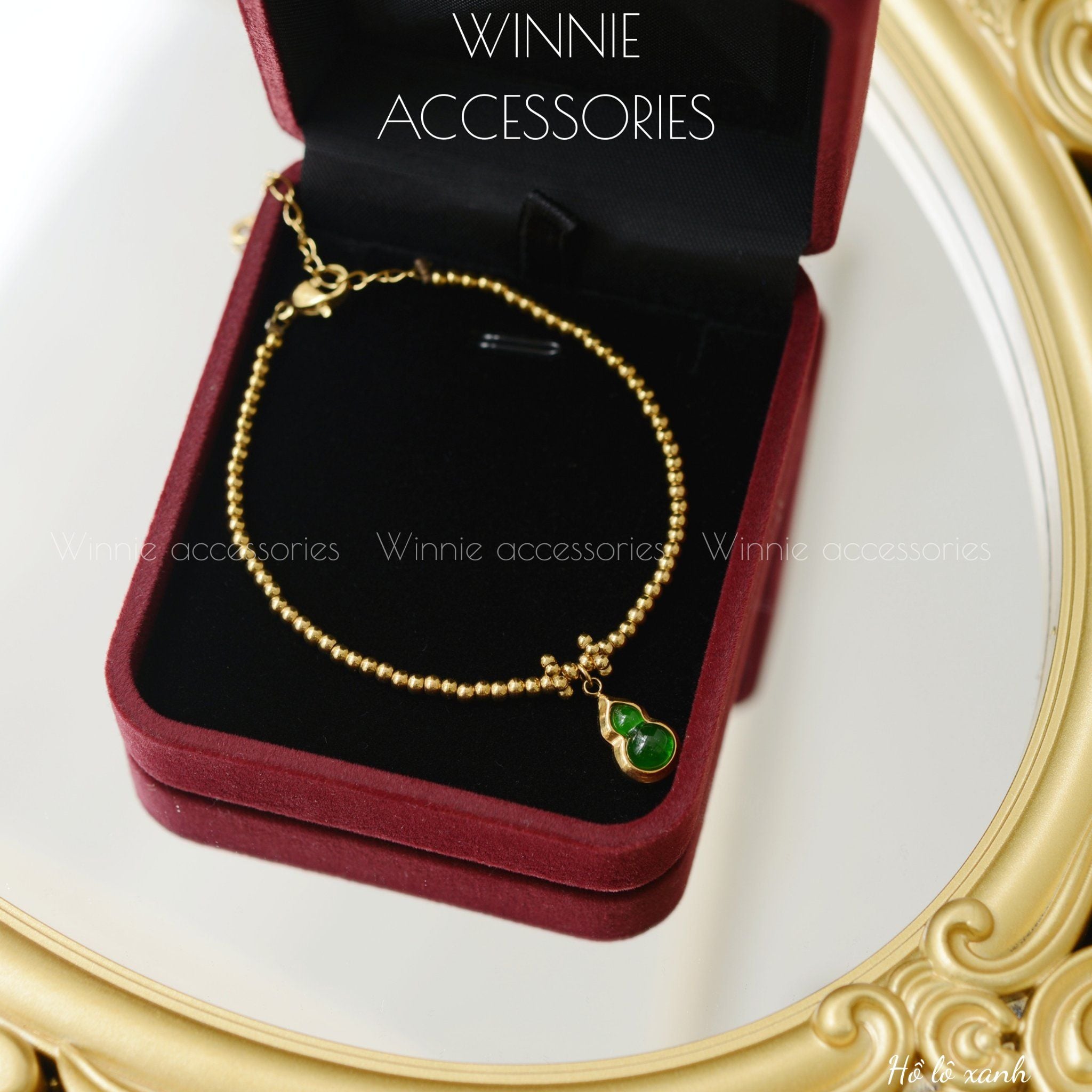  Lắc tay Titan Hồ lô xanh 