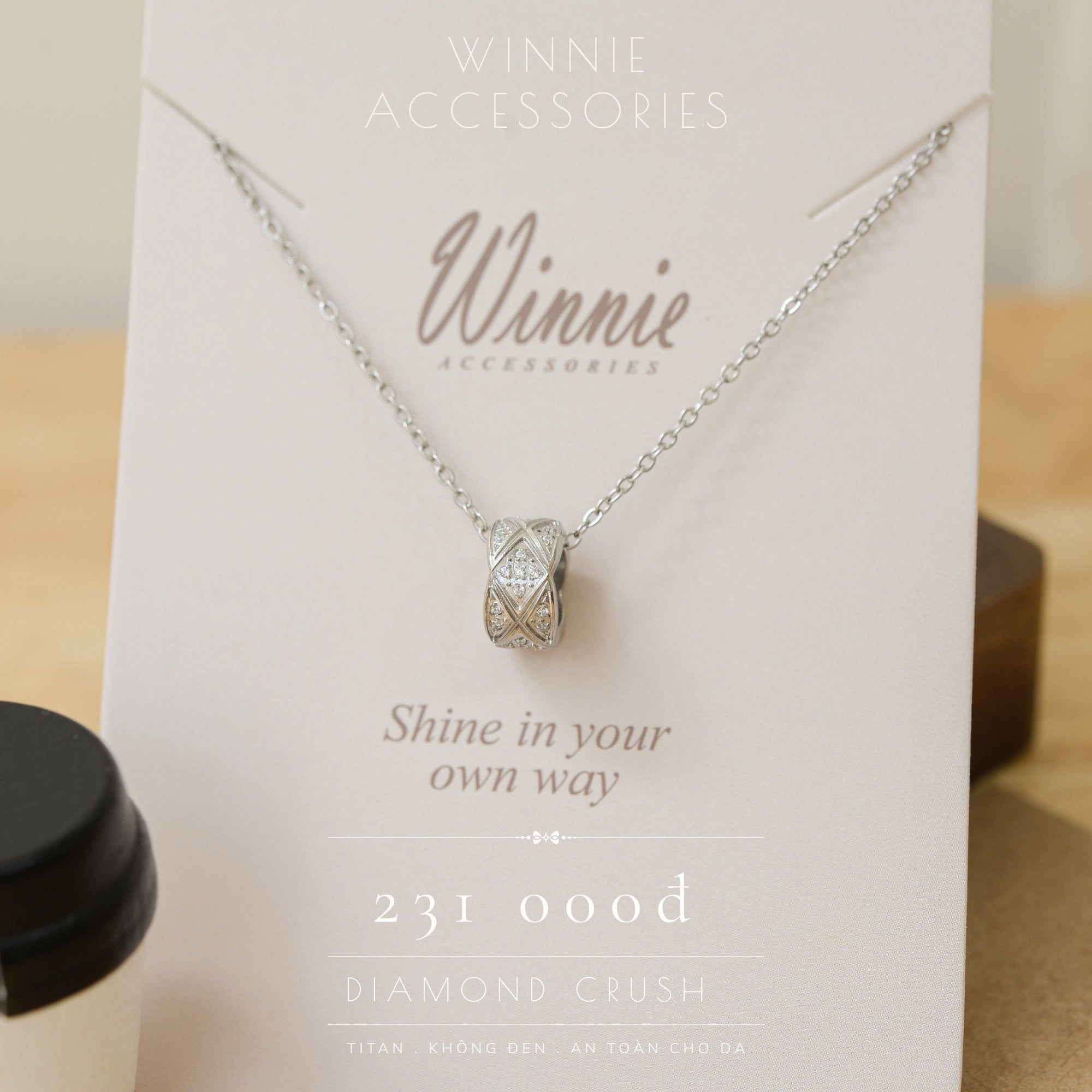  Dây chuyền Titan Diamond Crush 