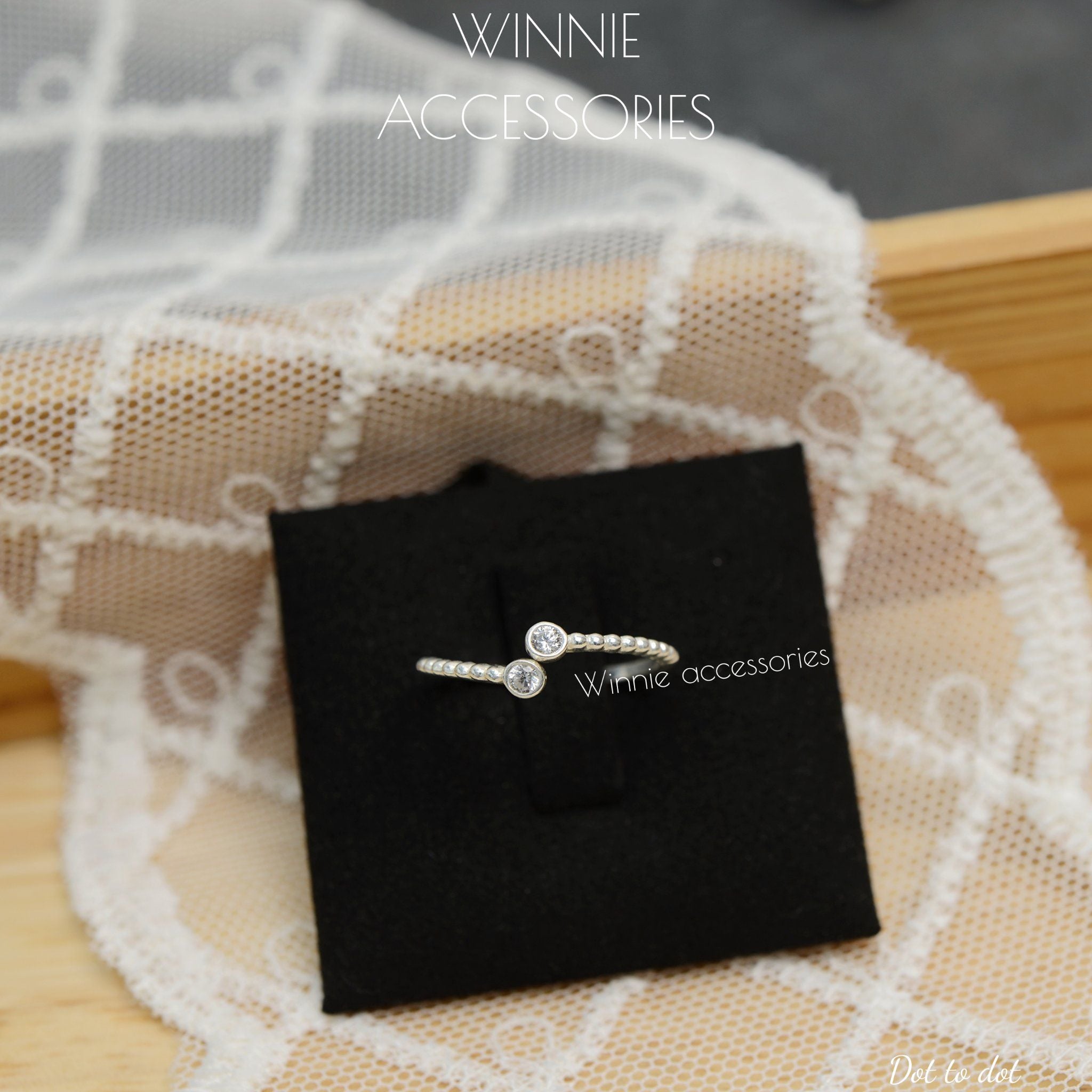  Nhẫn Bạc S925 Dot to Dot 