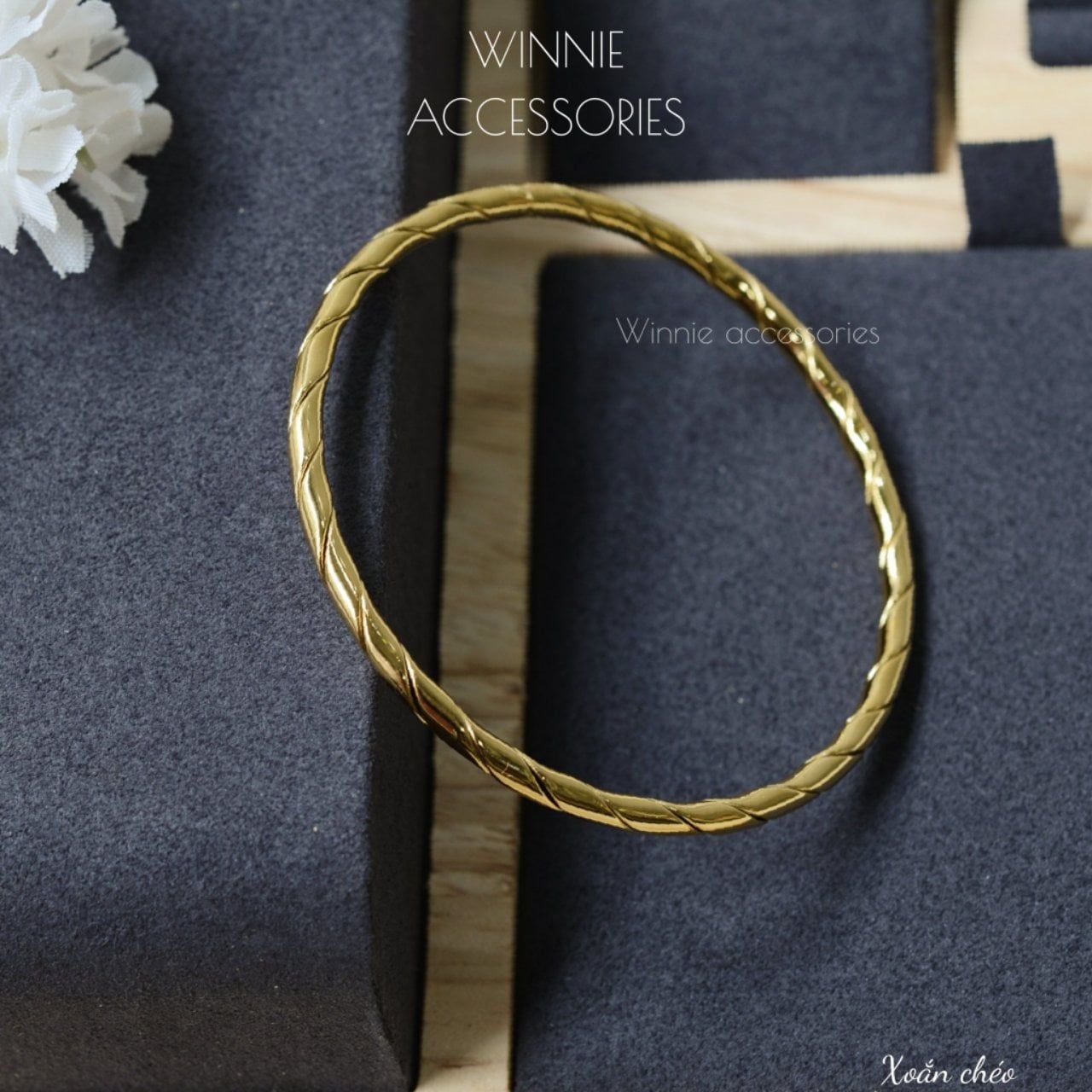  Vòng tay Titan Xoắn chéo 