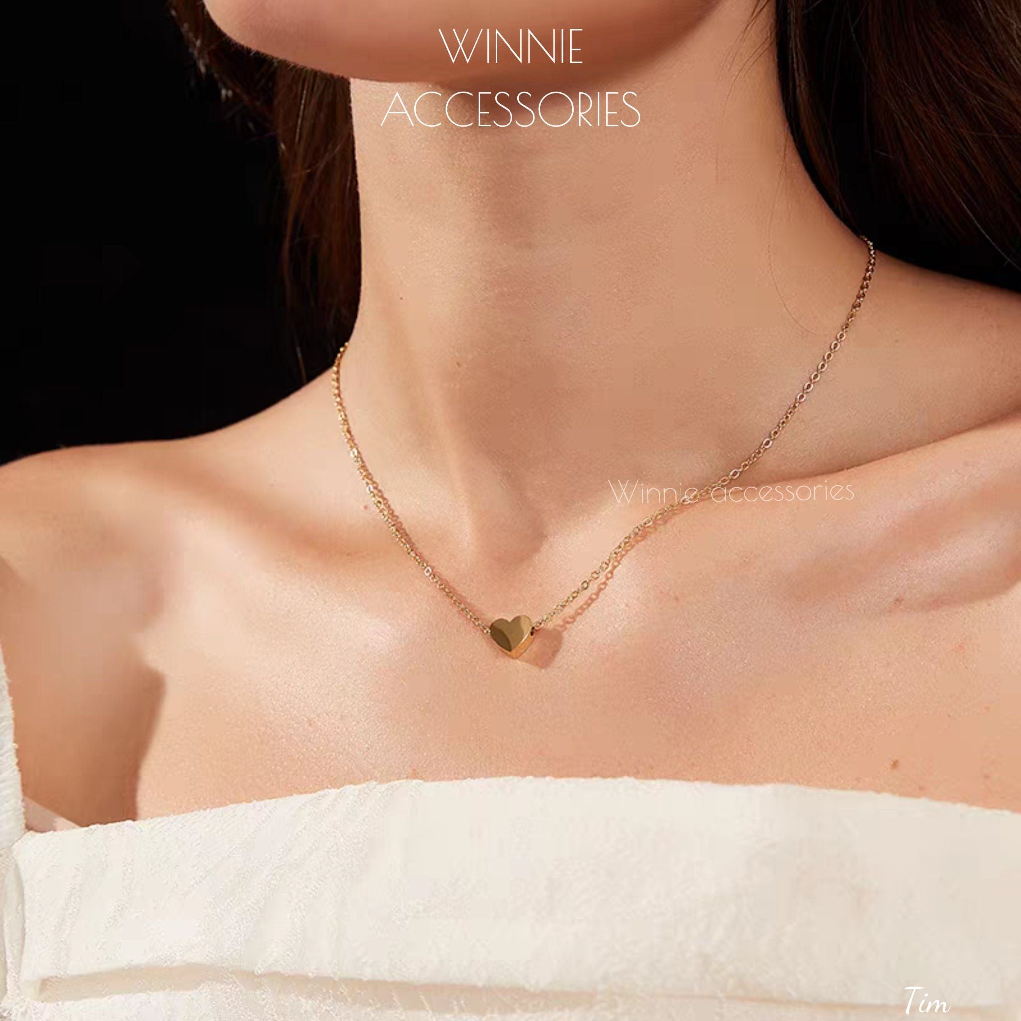  Dây chuyền Titan Tim 