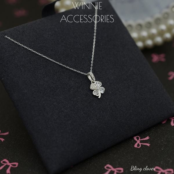  Dây chuyền Bạc S925 Bling Clover 