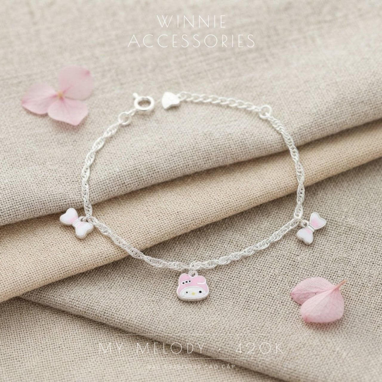  Lắc tay Bạc S925 My Melody 