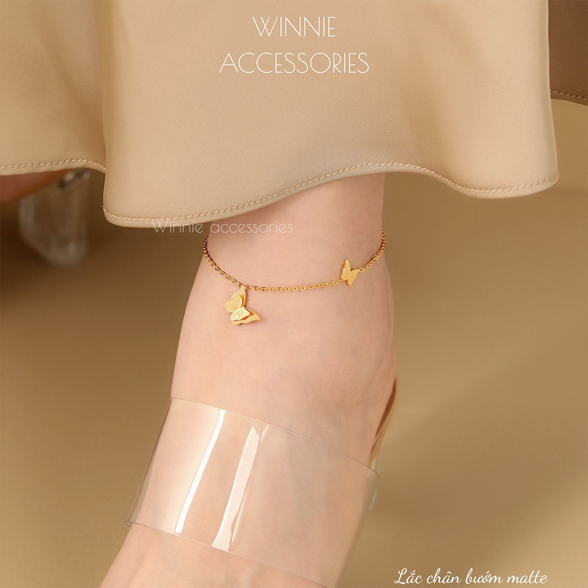  Lắc chân Titan Bướm Matte 