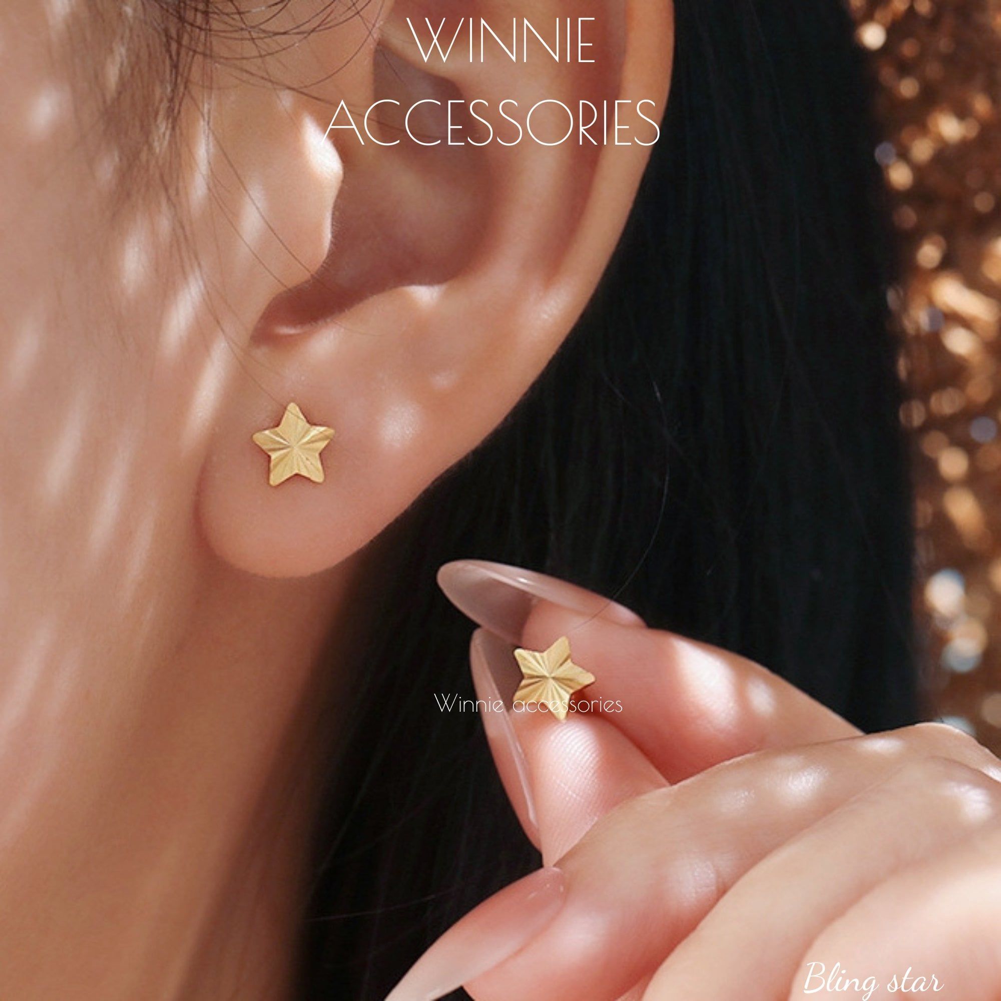  Hoa tai Titan Bling star 