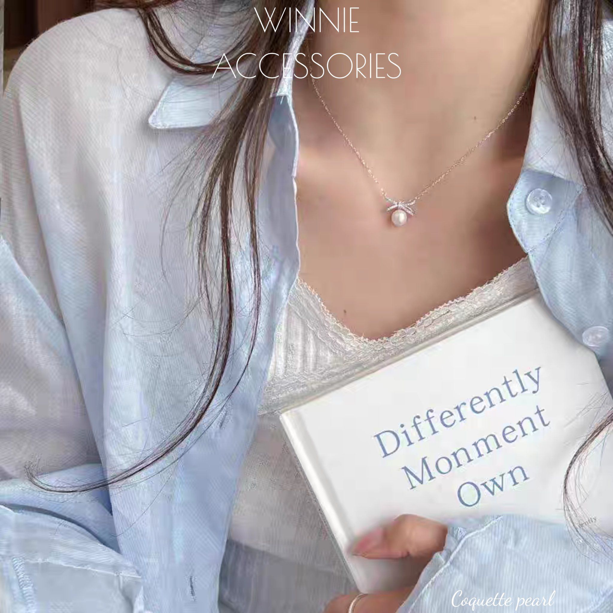  Dây chuyền Bạc S925 Coquette Pearl 