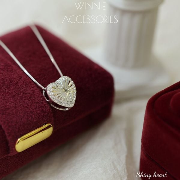  Dây chuyền Bạc S925 Shiny heart 