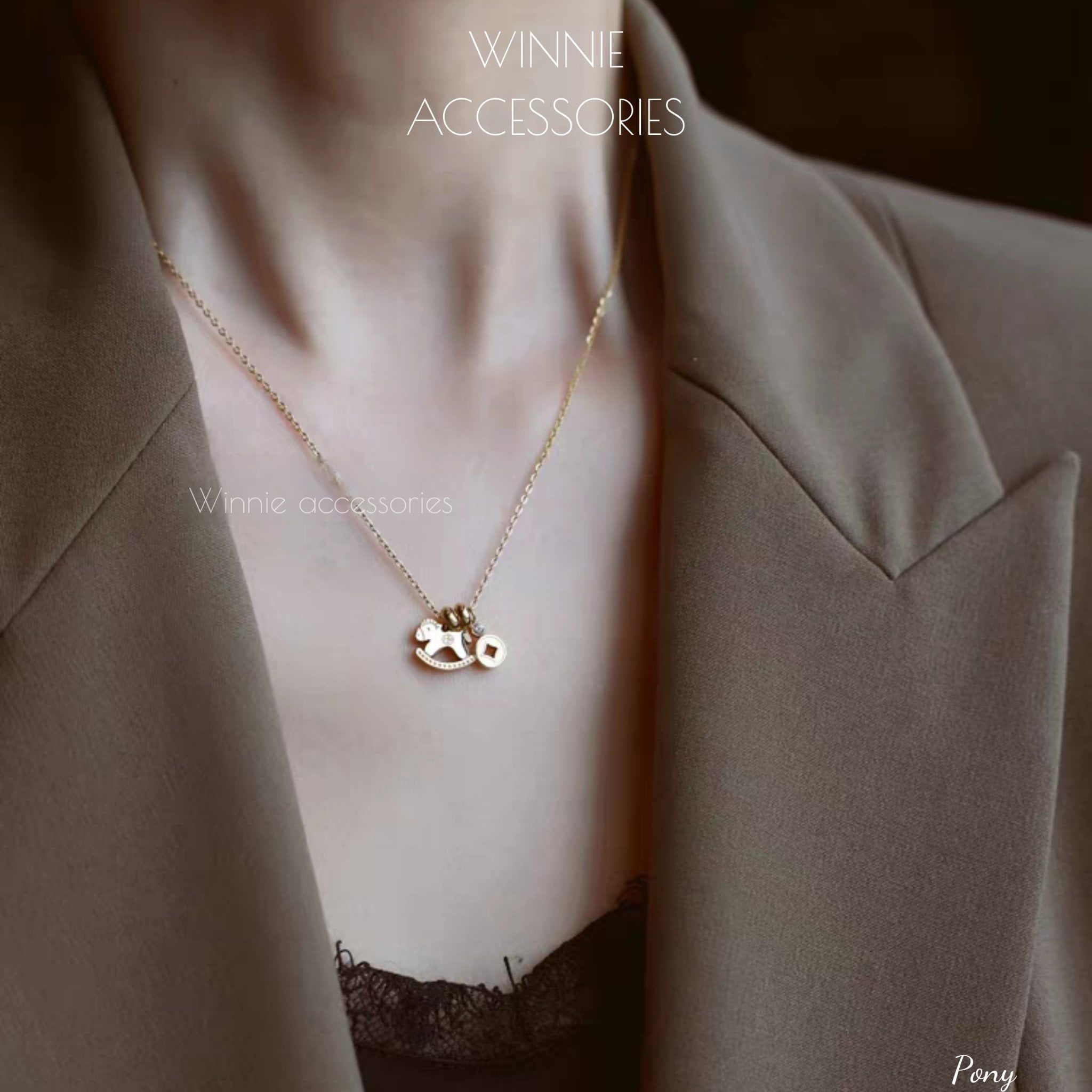  Dây chuyền Titan Pony 