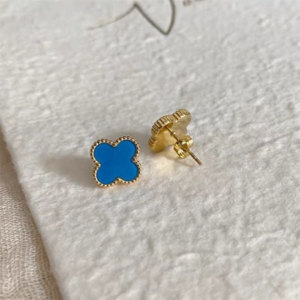  Hoa tai Titan VCA xanh dương 