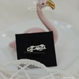  Nhẫn Bạc S925 Heart Twins 