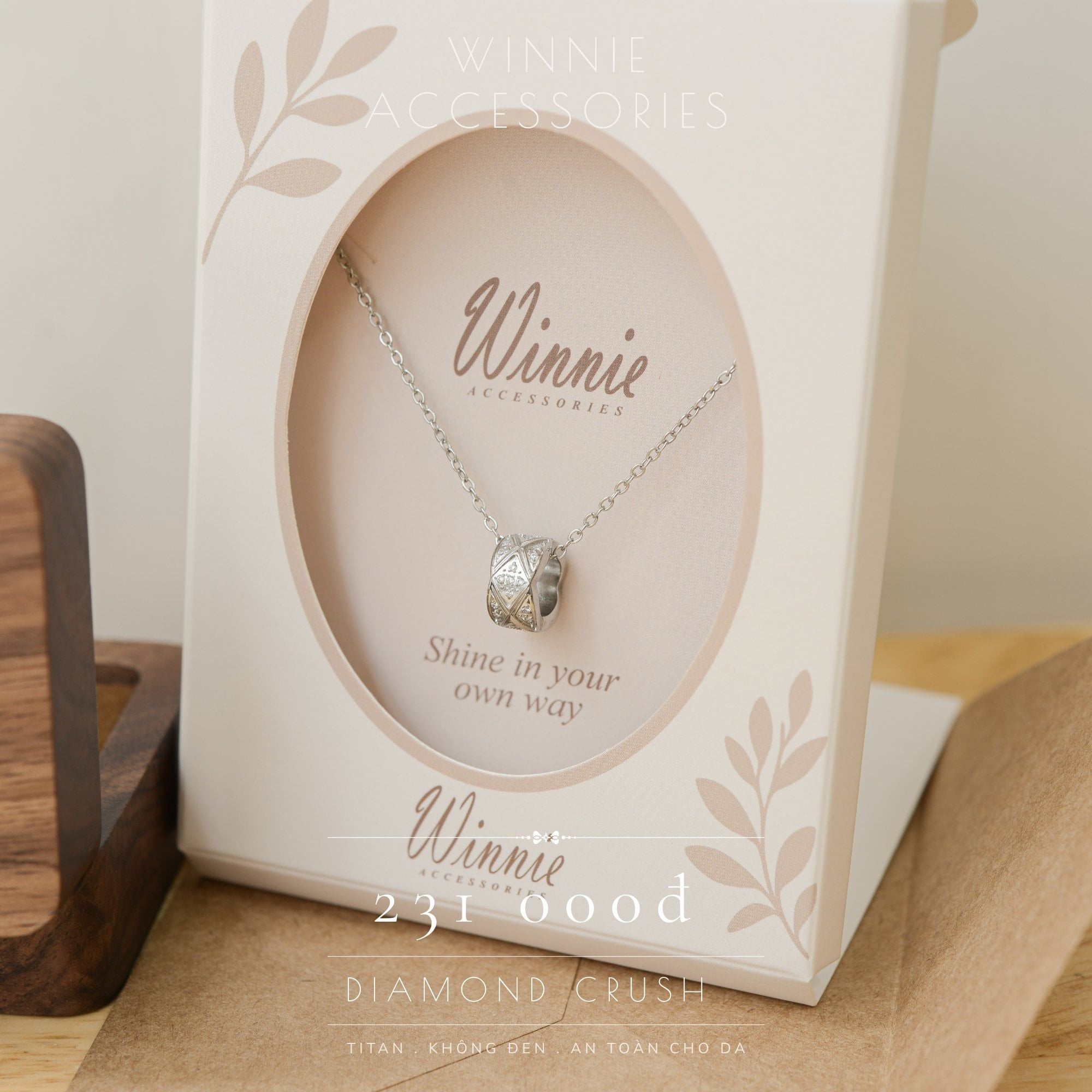  Dây chuyền Titan Diamond Crush 