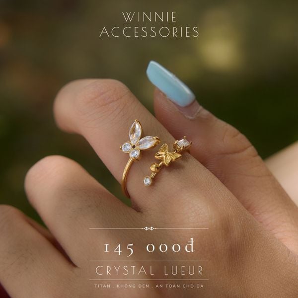  Nhẫn Titan Crystal Lueur 